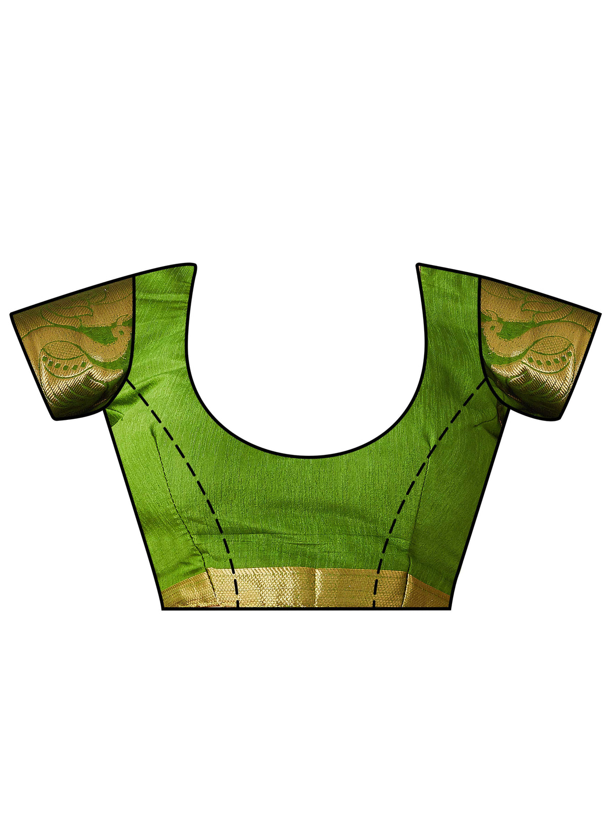 Mimosa Womens Linen Saree Kanjivaram style Mejanta Color