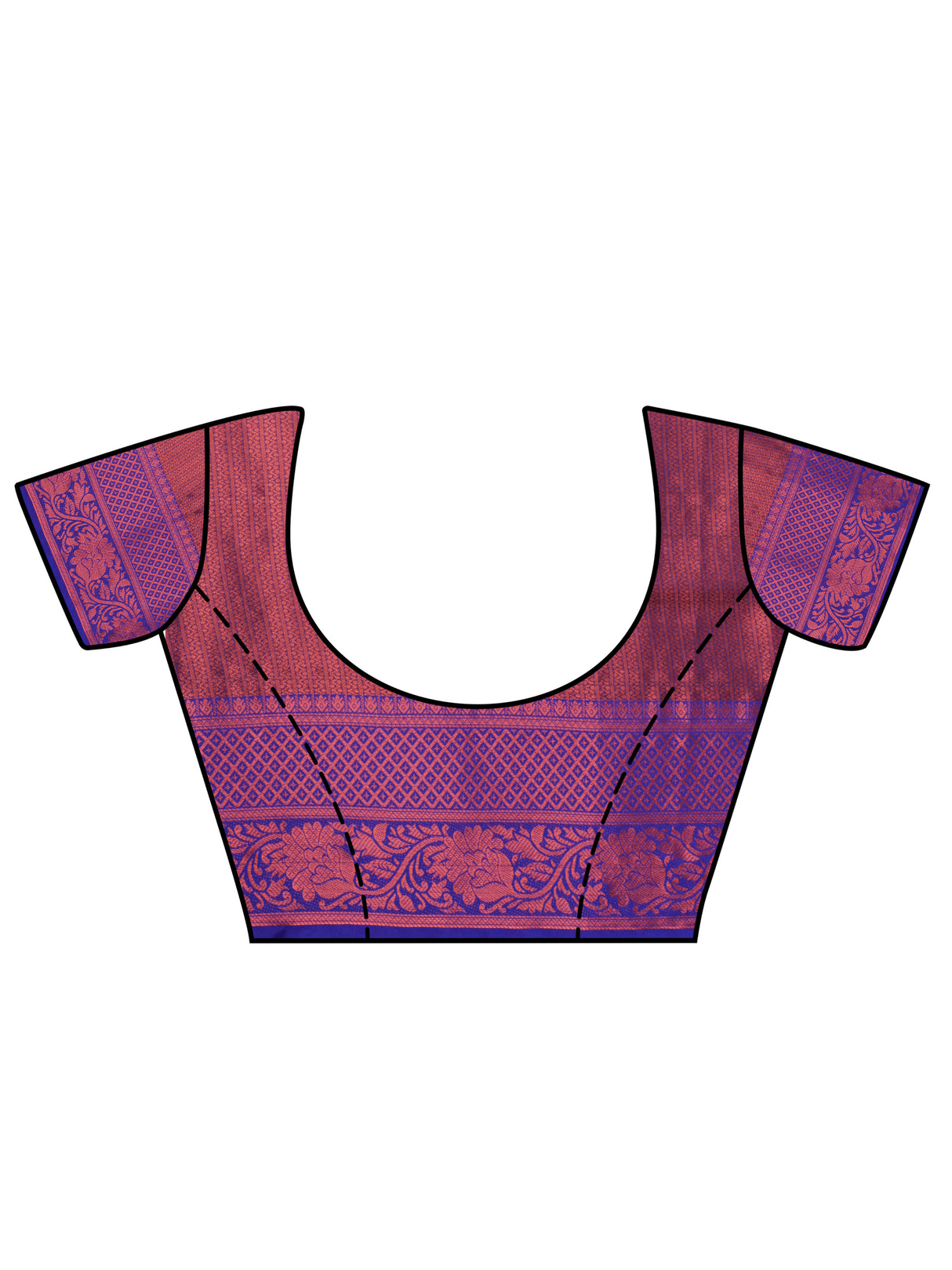 Mimosa Women's Woven Design Kanjivaram Art Silk Saree With Blouse Piece : SA0000914MJ