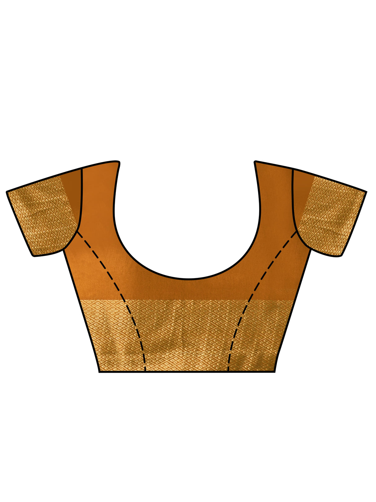 Mimosa Womens Art Silk Saree Kanjivaram Mustard Color