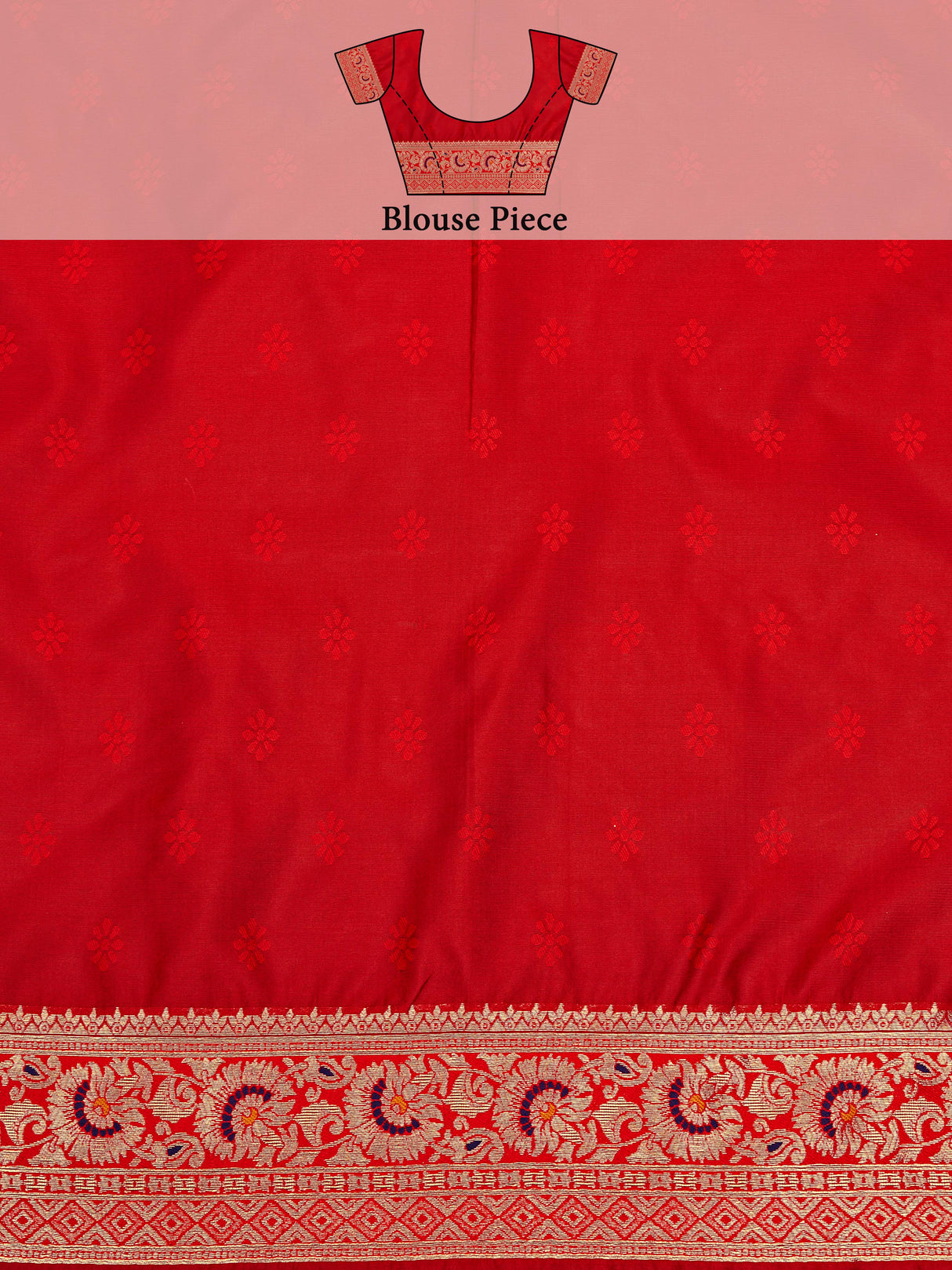 Mimosa Women's Woven Design Patola Style Art Silk Saree With Blouse Piece : SA00001344NVFREE