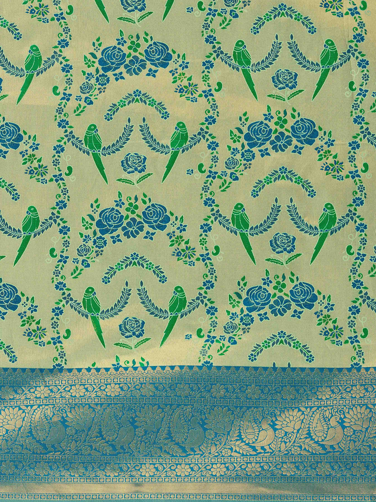 Mimosa Women's Woven Design Kanjivaram Style Art Silk Saree With Blouse Piece : SA00001257SFFREE