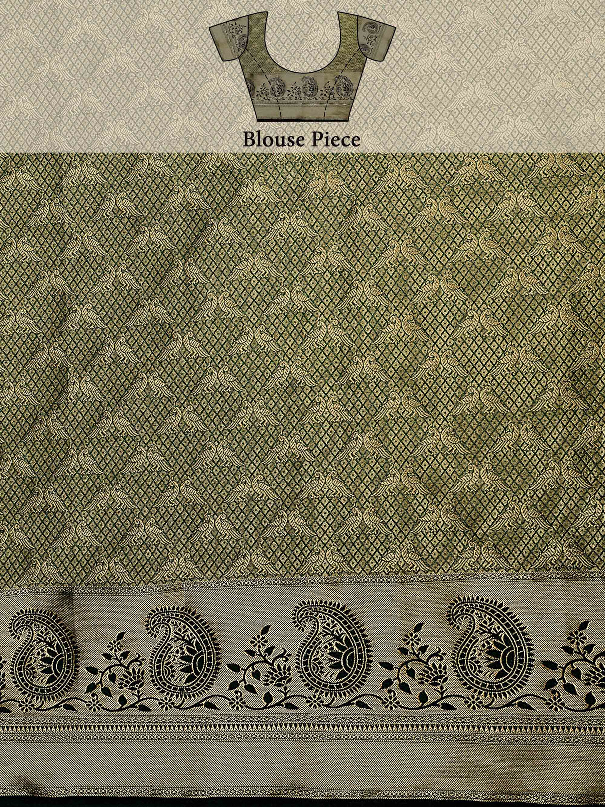 Mimosa Womens Art Silk Saree Kanjivaram Gajjari Color