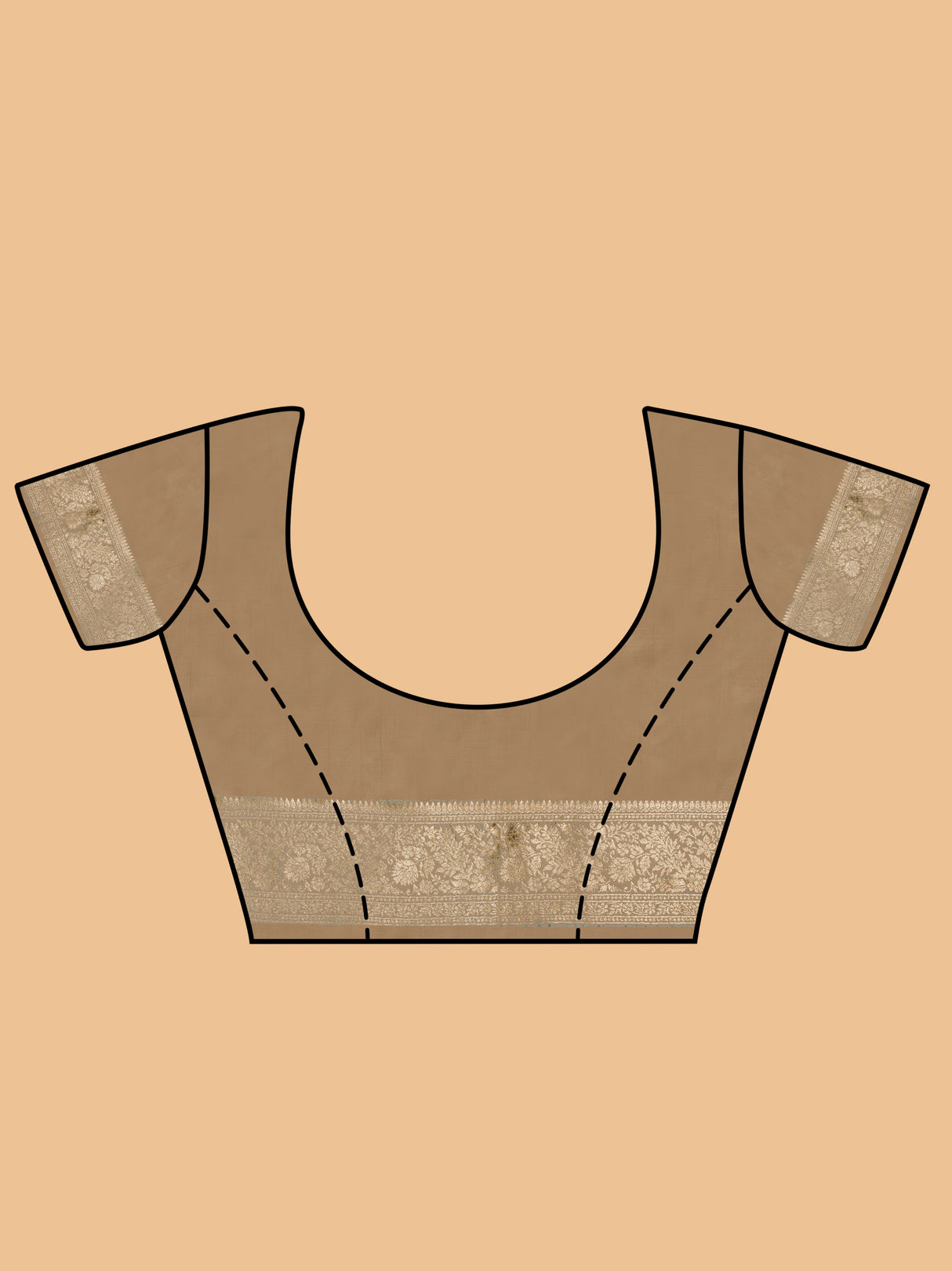 Mimosa Women's Woven Design Kanjivaram Linen Saree With Blouse Piece : SA00001234MRFREE