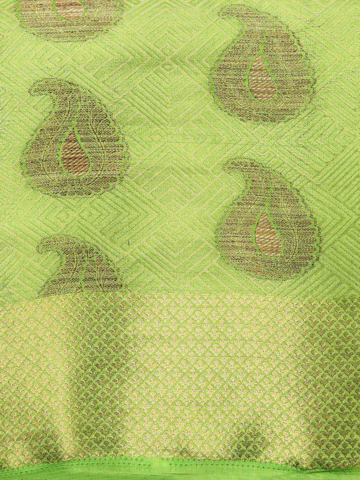 Mimosa Womens Art Silk Saree Kanjivaram Liril Color