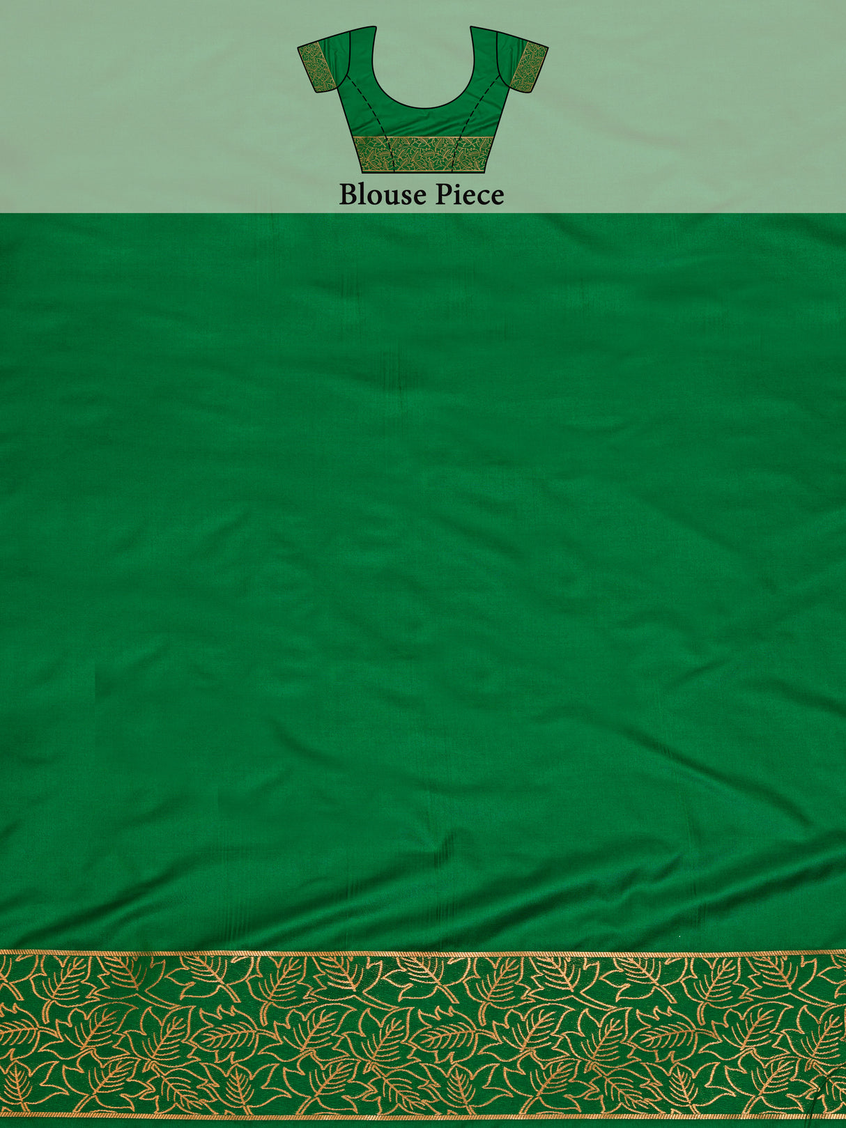 Mimosa Women's Woven Design Kanjivaram Style Art Silk Saree With Blouse Piece : SA00001348GRNFREE