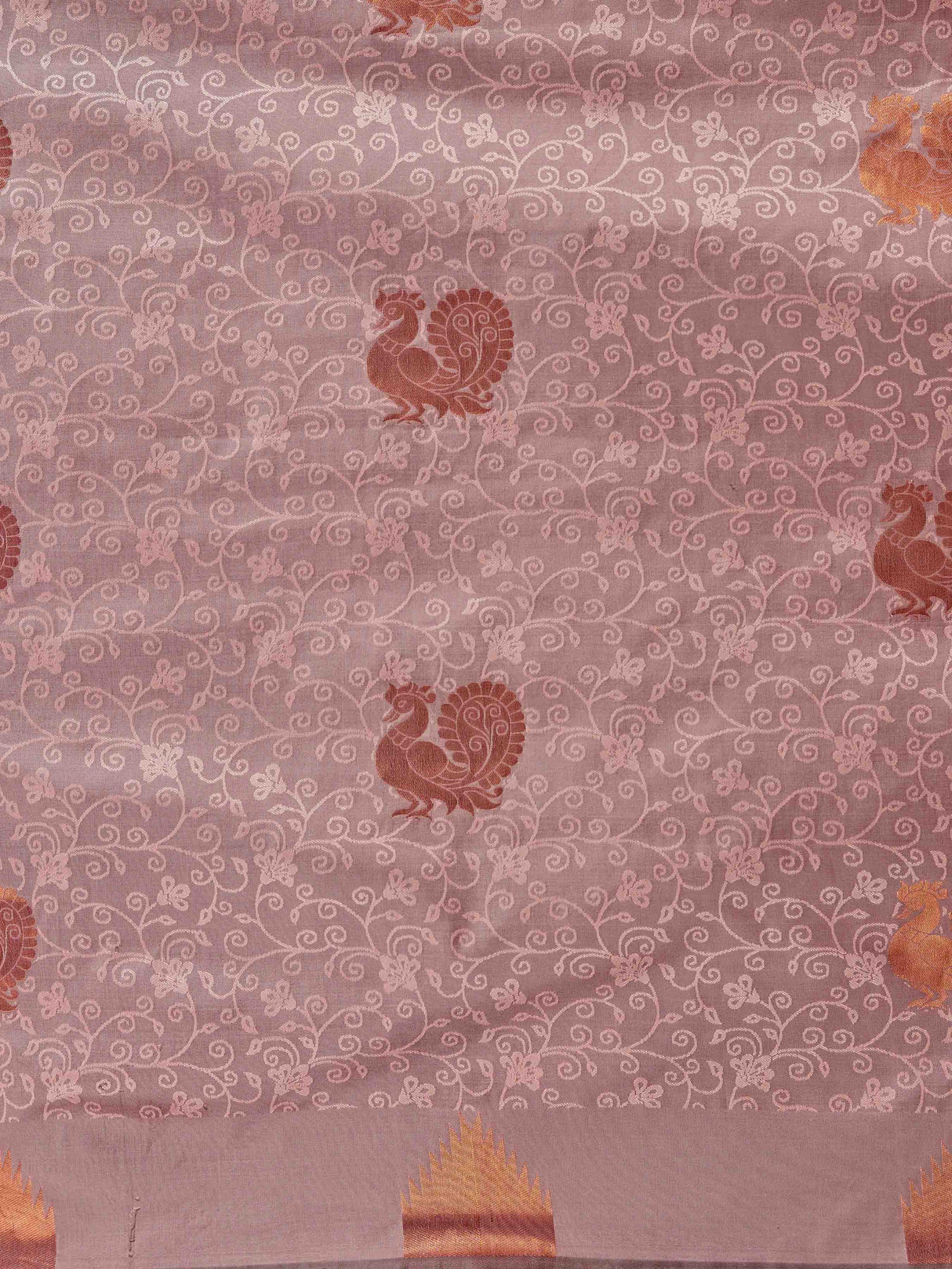 Mimosa Women's Woven Design Kanjivaram Style Art Silk Saree With Blouse Piece : SA00001415PCFREE