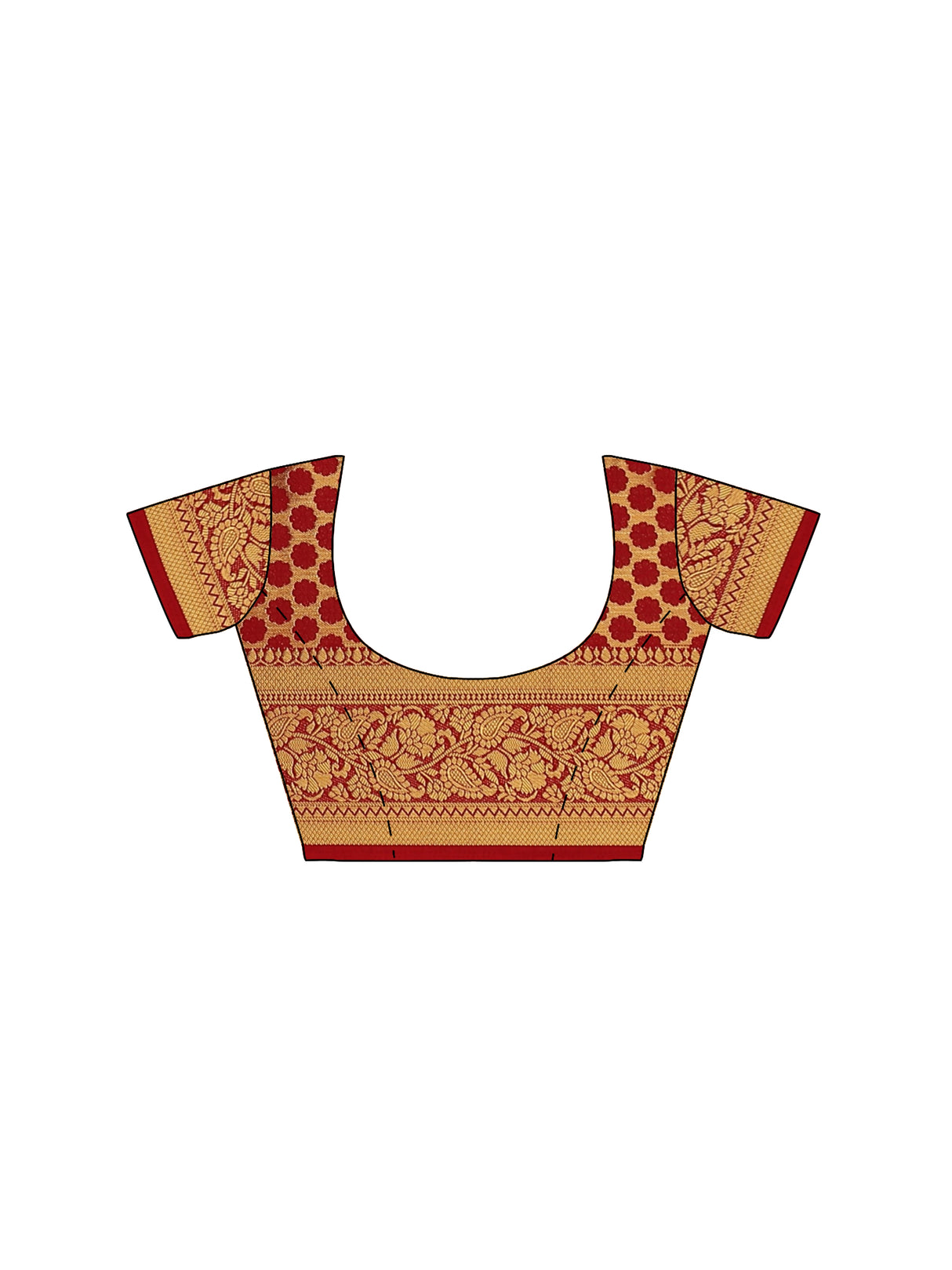 Mimosa Womens Art Silk Saree Patola Navy Blue Color