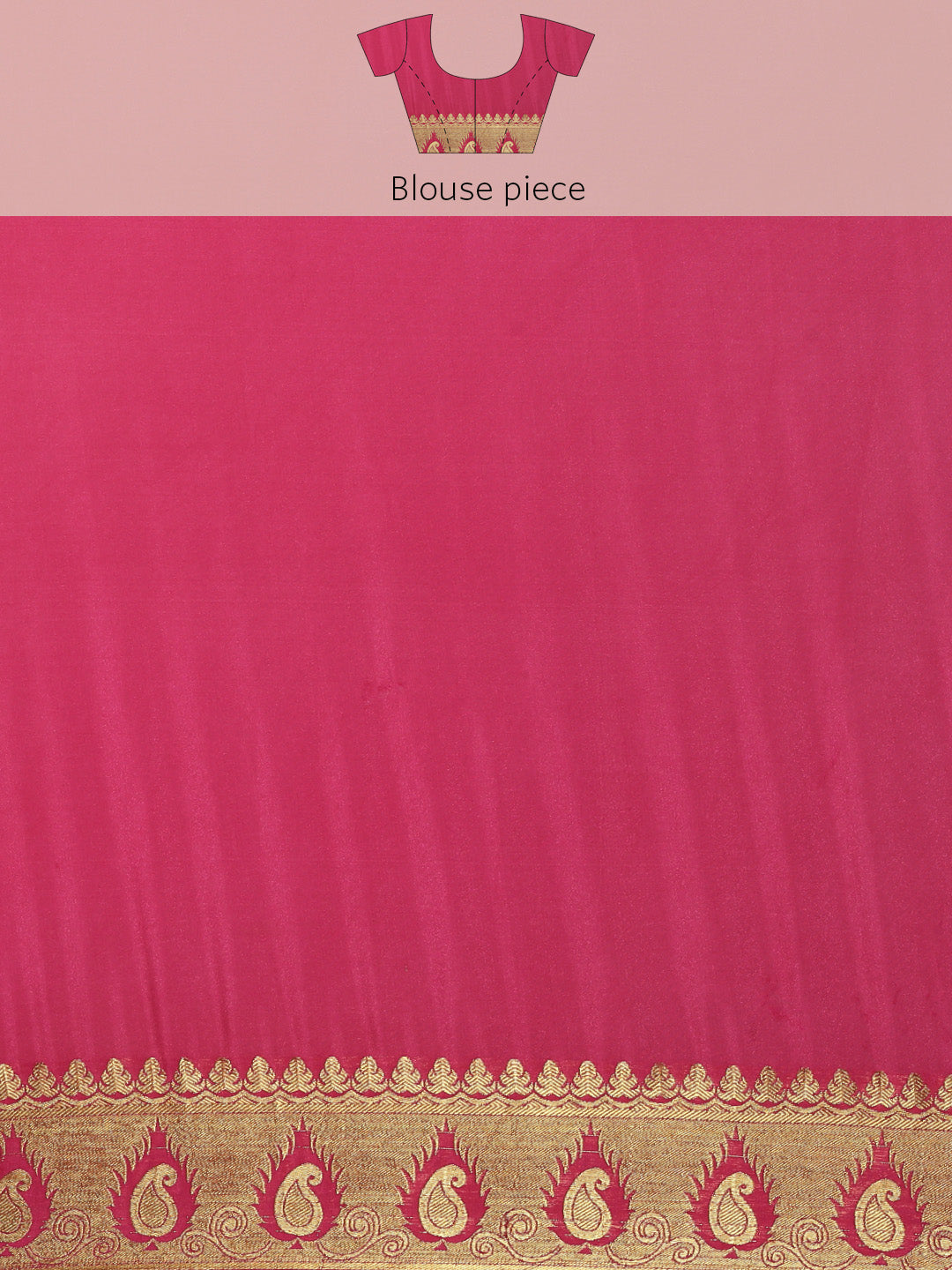 Mimosa Womens Crepe Saree Mysore Silk Gajjari Color