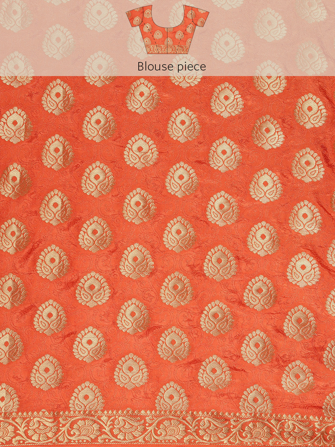 Mimosa Womens Art Silk Saree Kanjivaram Chocolate Color