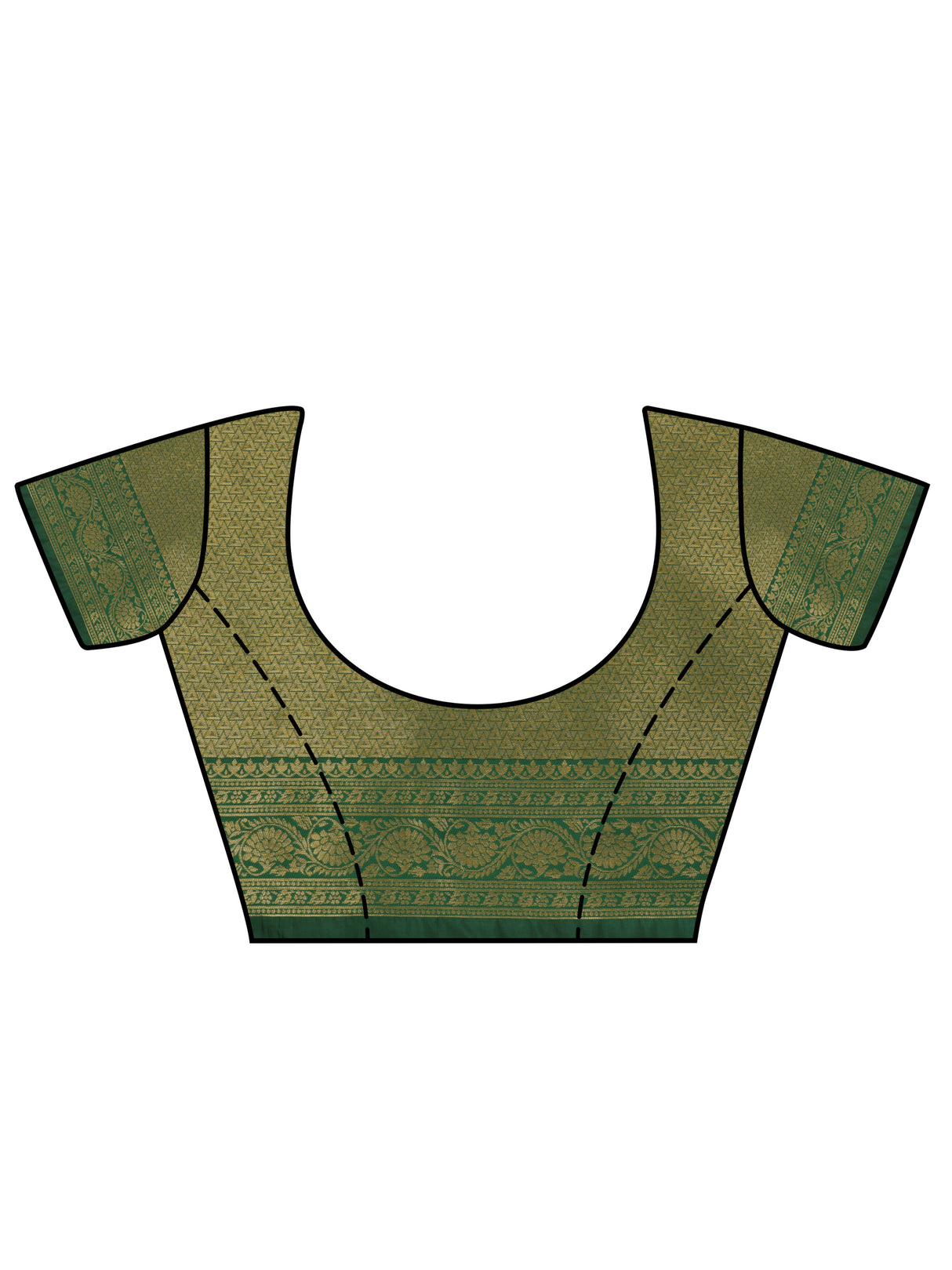 Mimosa Women's Woven Design Kanjivaram Art Silk Saree With Blouse Piece : SA0000890MR