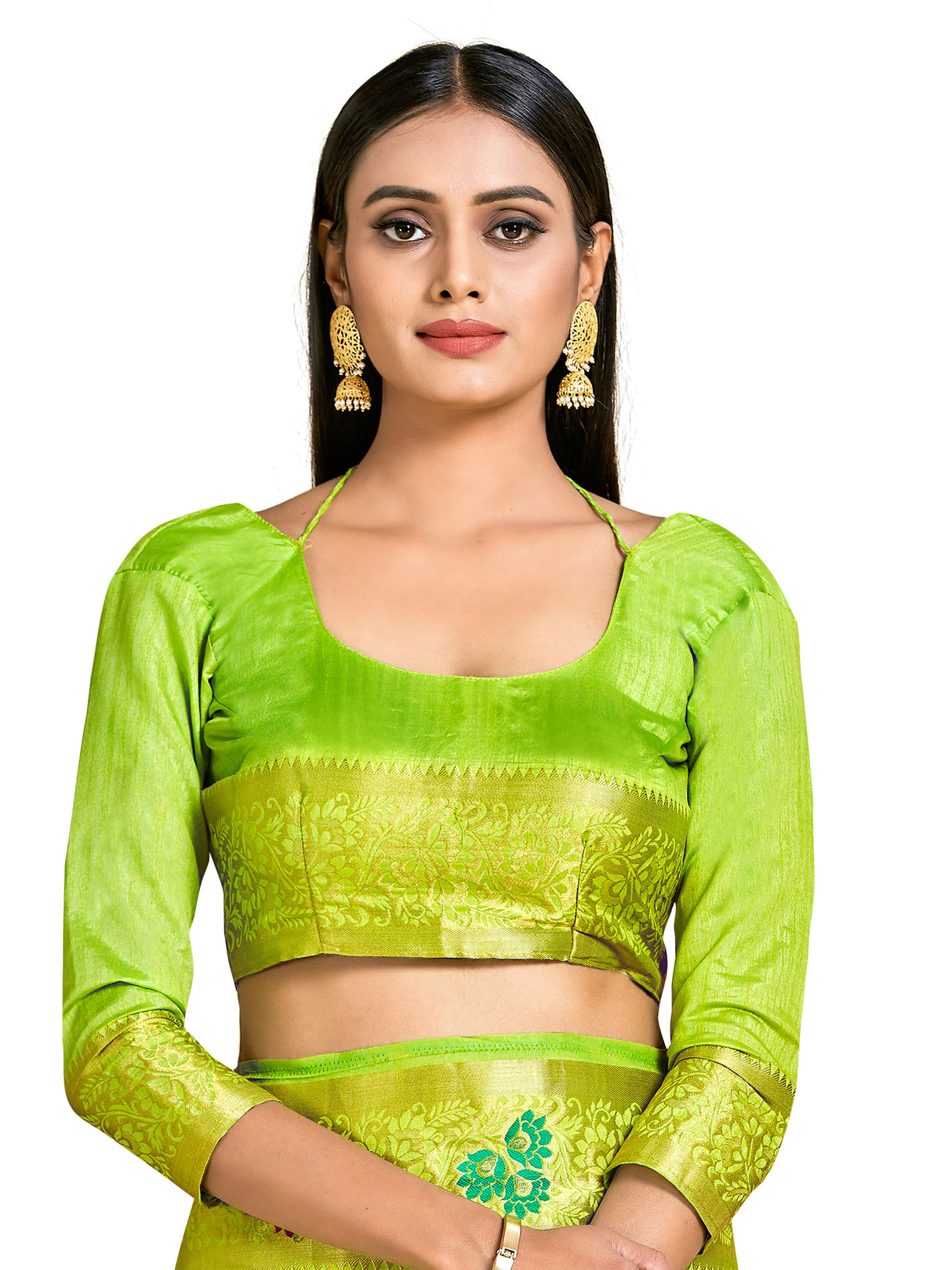 Mimosa Womens Art Silk Saree Dharmavaram Liril Color