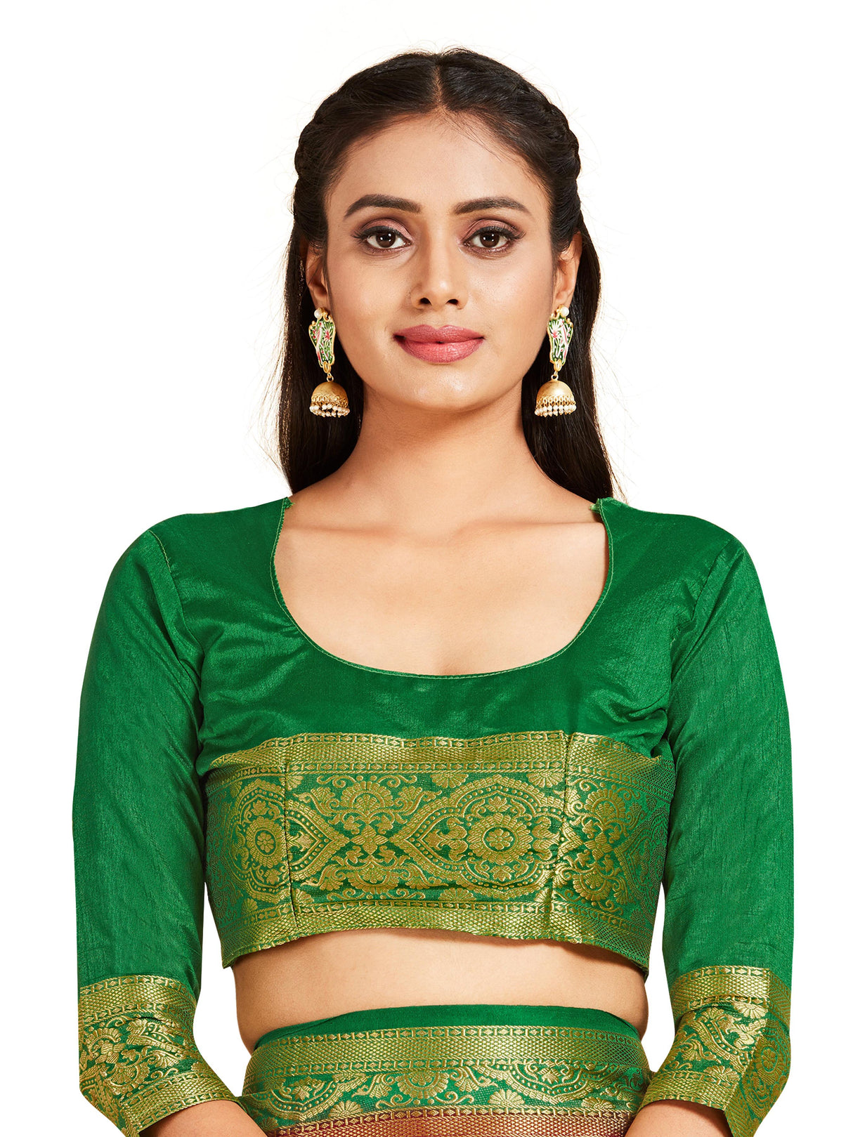 Mimosa Womens Art Silk Saree Dharmavaram Maroon Color