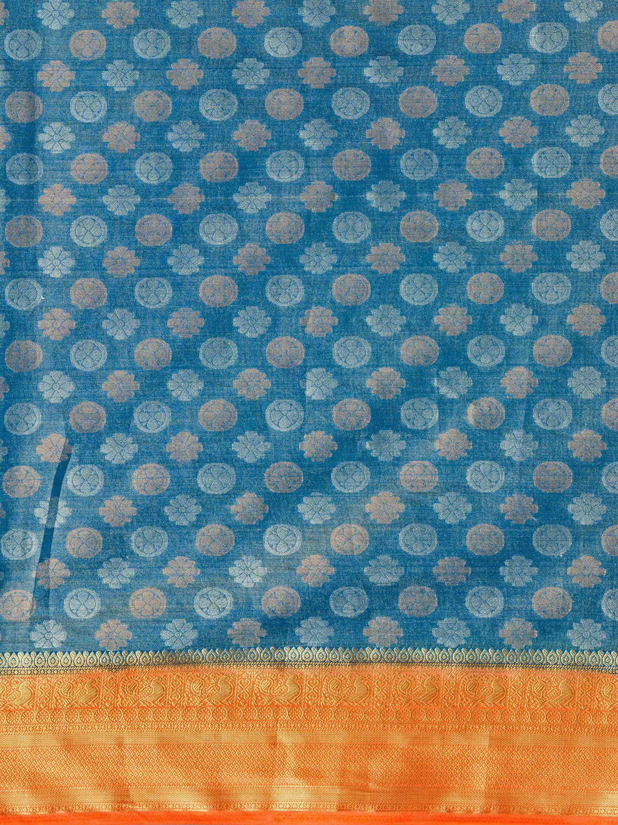 Mimosa Women's Woven Design Kanjivaram Style Art Silk Saree With Blouse Piece : SA0000410ANFREE