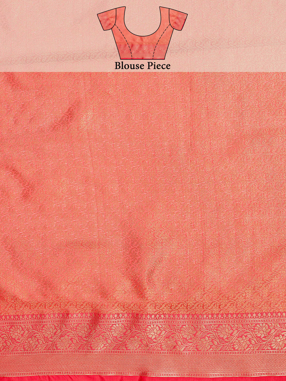 Mimosa Women's Woven Design Kanjivaram Art Silk Saree With Blouse Piece : SA00001227SFFREE