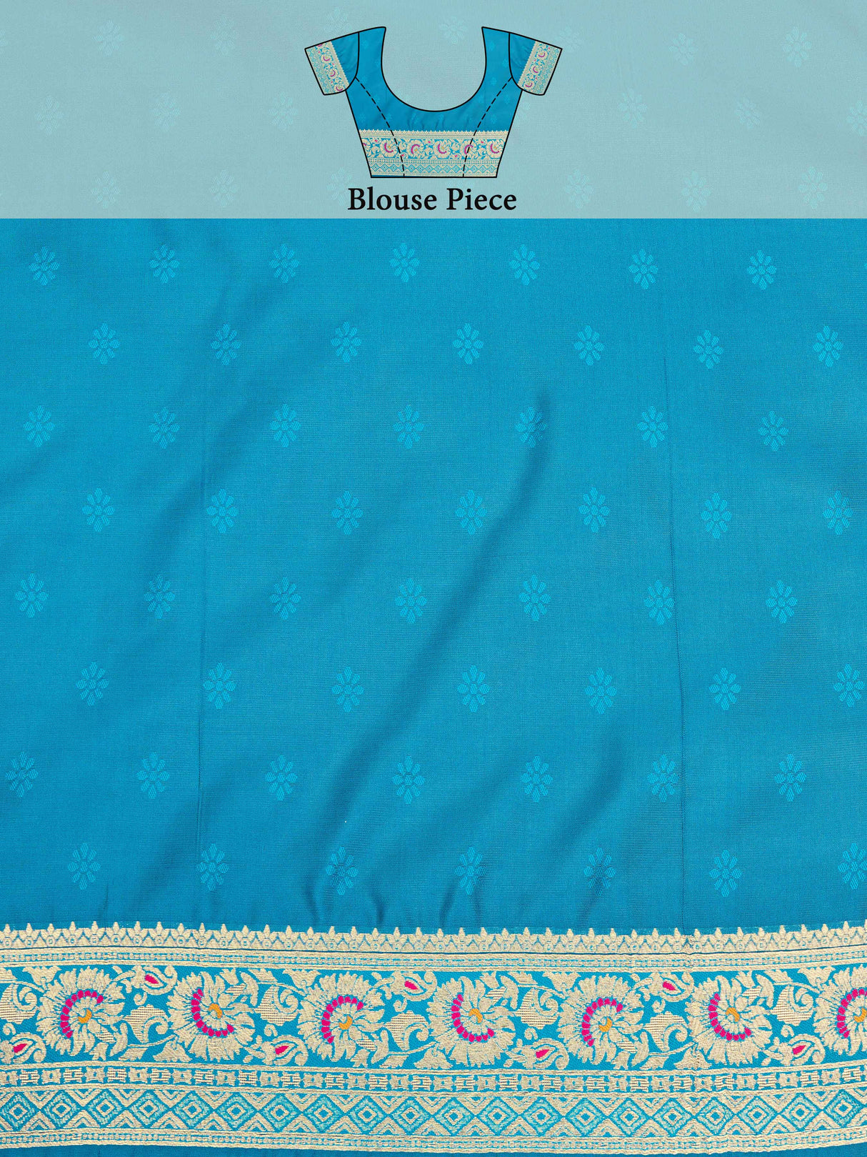 Mimosa Women's Woven Design Patola Style Art Silk Saree With Blouse Piece : SA00001344PNKFREE