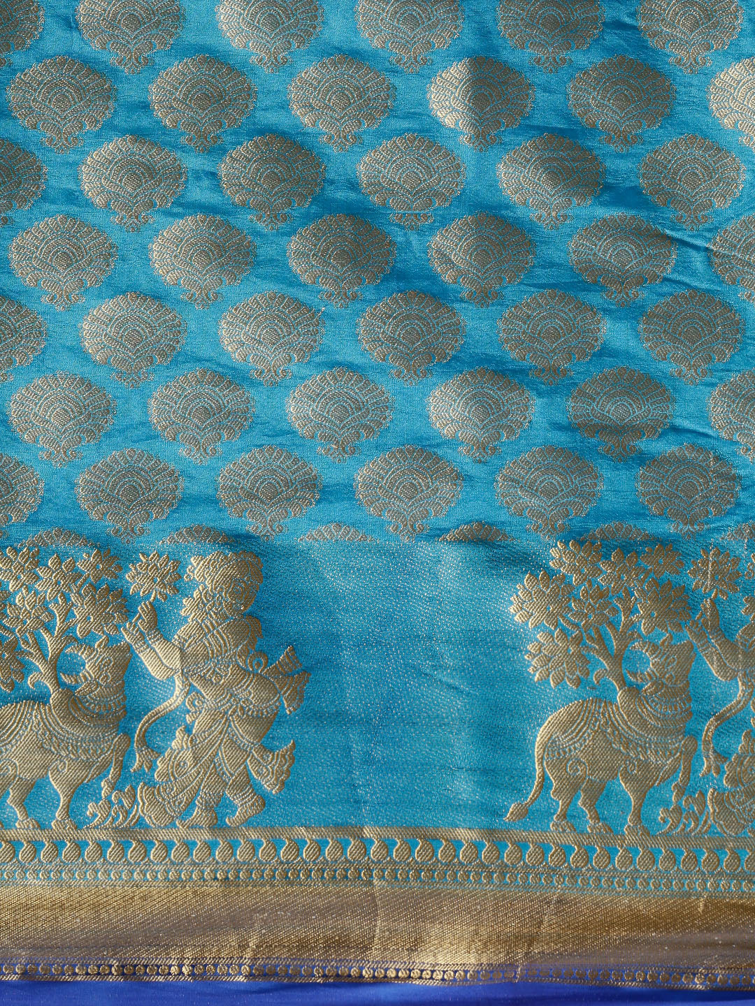 Mimosa Womens Art Silk Saree Kanjivaram Ananda Color