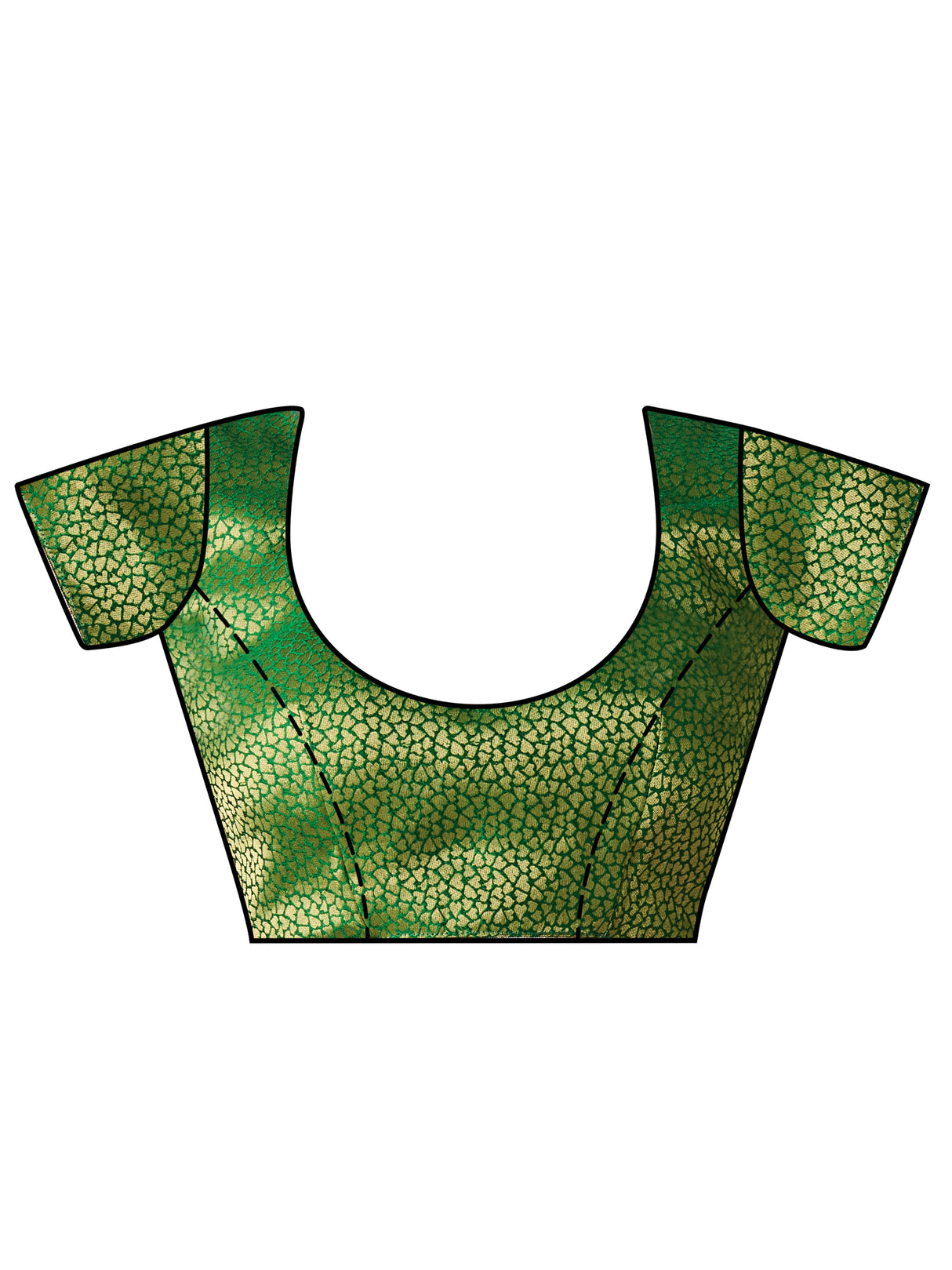 Mimosa Womens Chiffon Saree Banarasi Strawberry Color