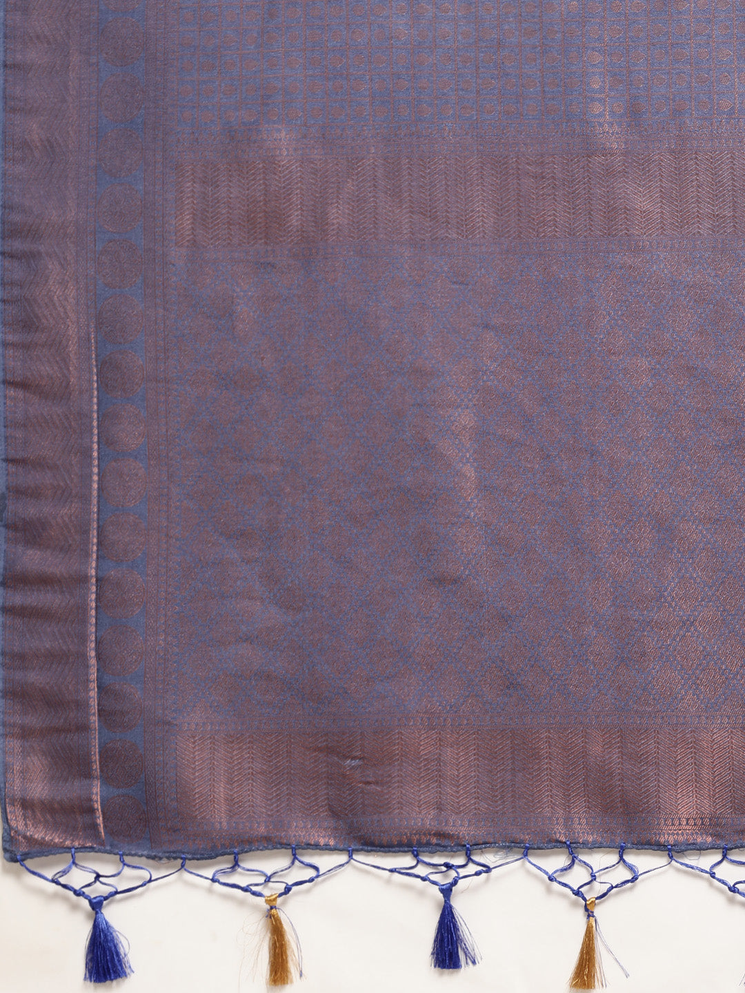 Mimosa Womens Art Silk Saree Kanjivaram Grey Color