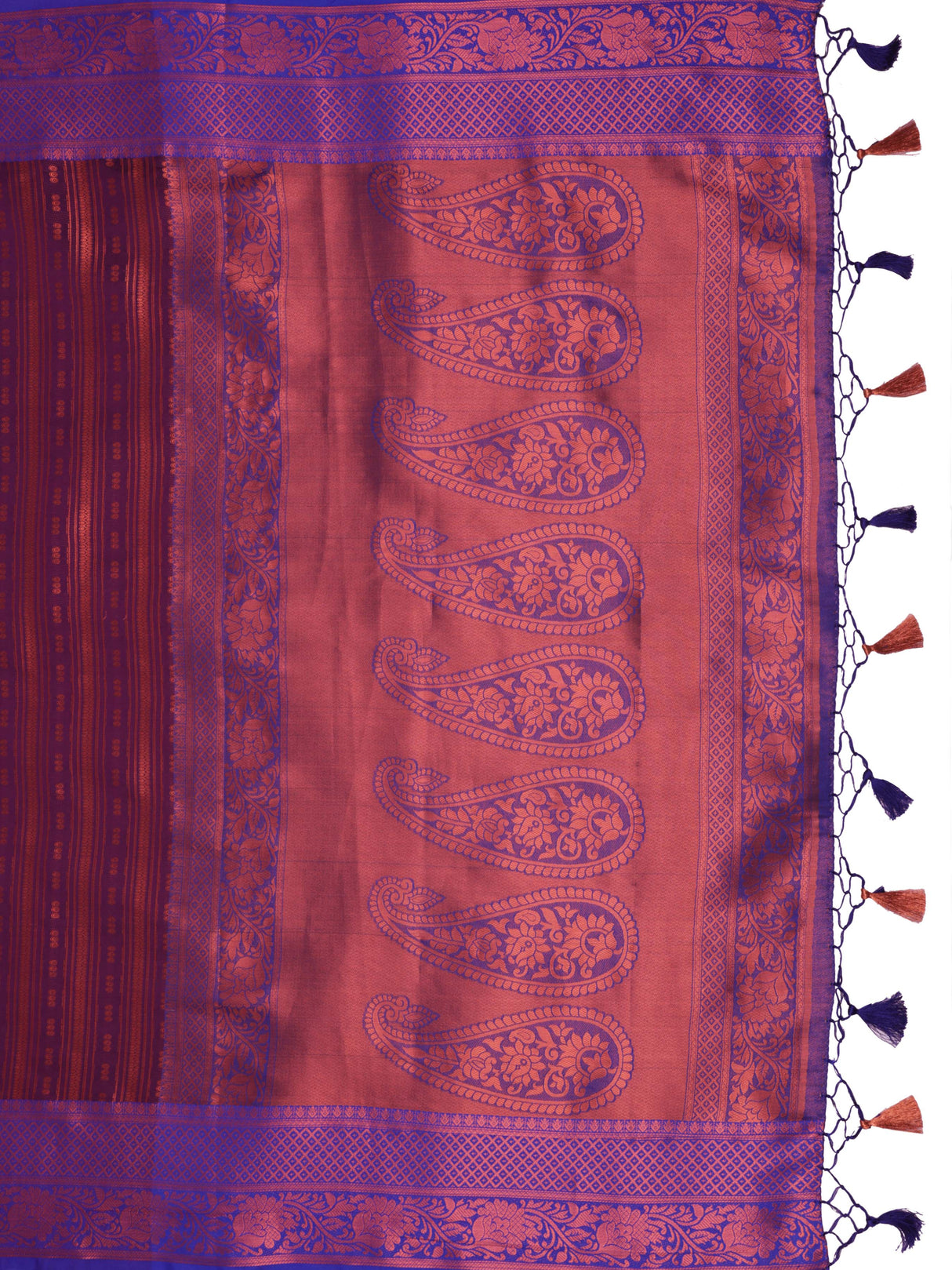 Mimosa Women's Woven Design Kanjivaram Art Silk Saree With Blouse Piece : SA0000914MJ