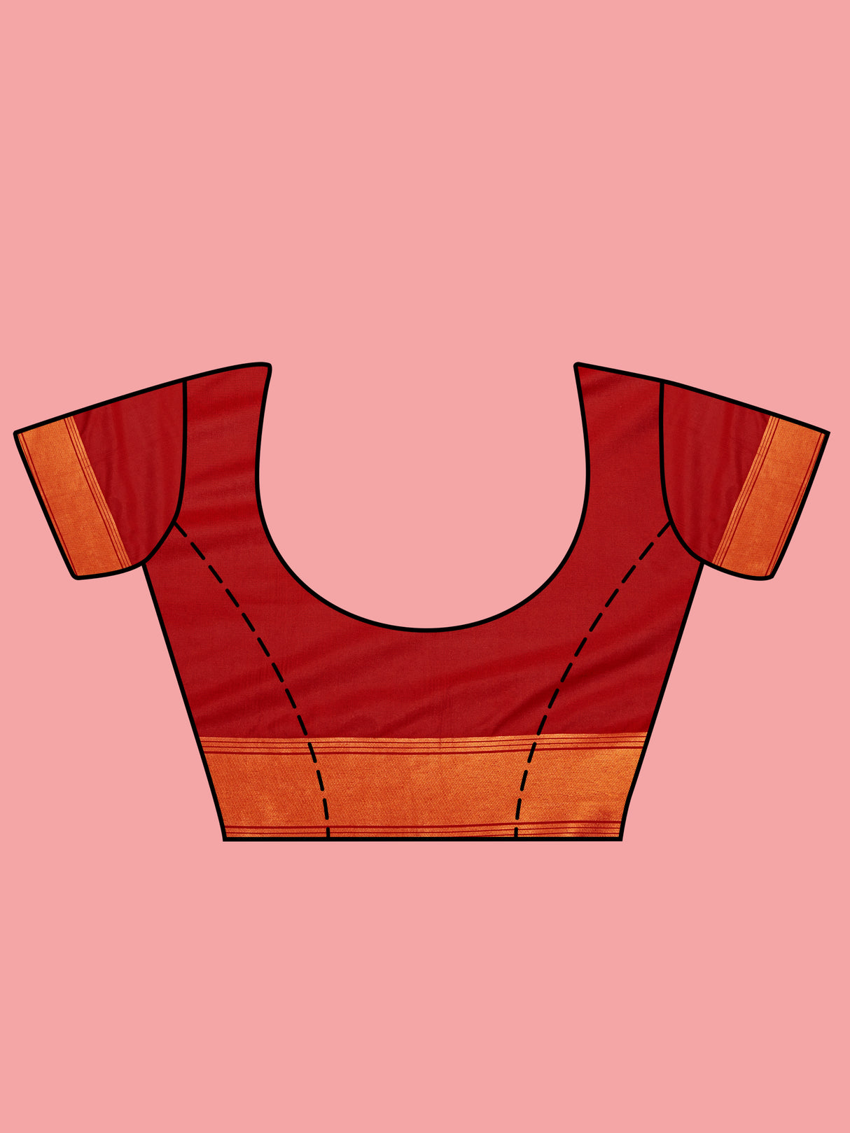 Mimosa Women's Woven Design Kanjivaram Style Art Silk Saree With Blouse Piece : SA00001386PRFREE