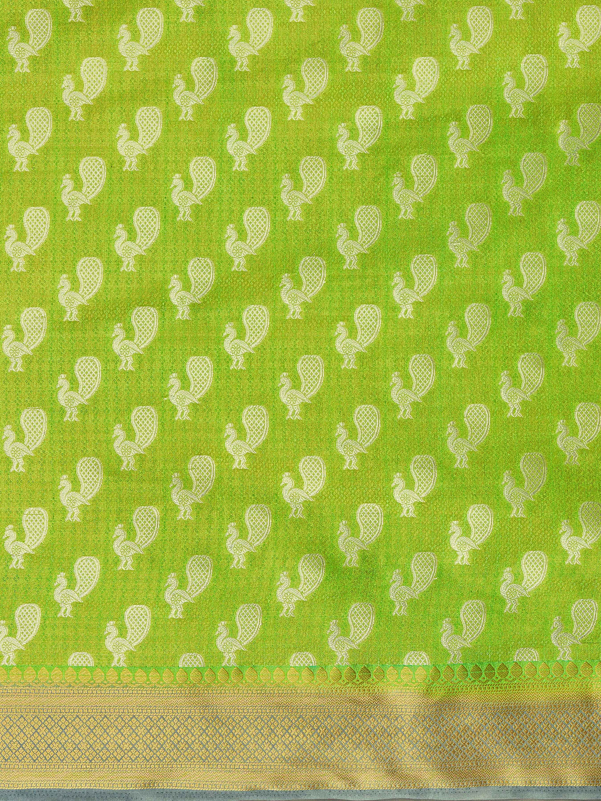 Mimosa Women's Woven Design Kanjivaram Style Art Silk Saree With Blouse Piece : SA0000379LRFREE