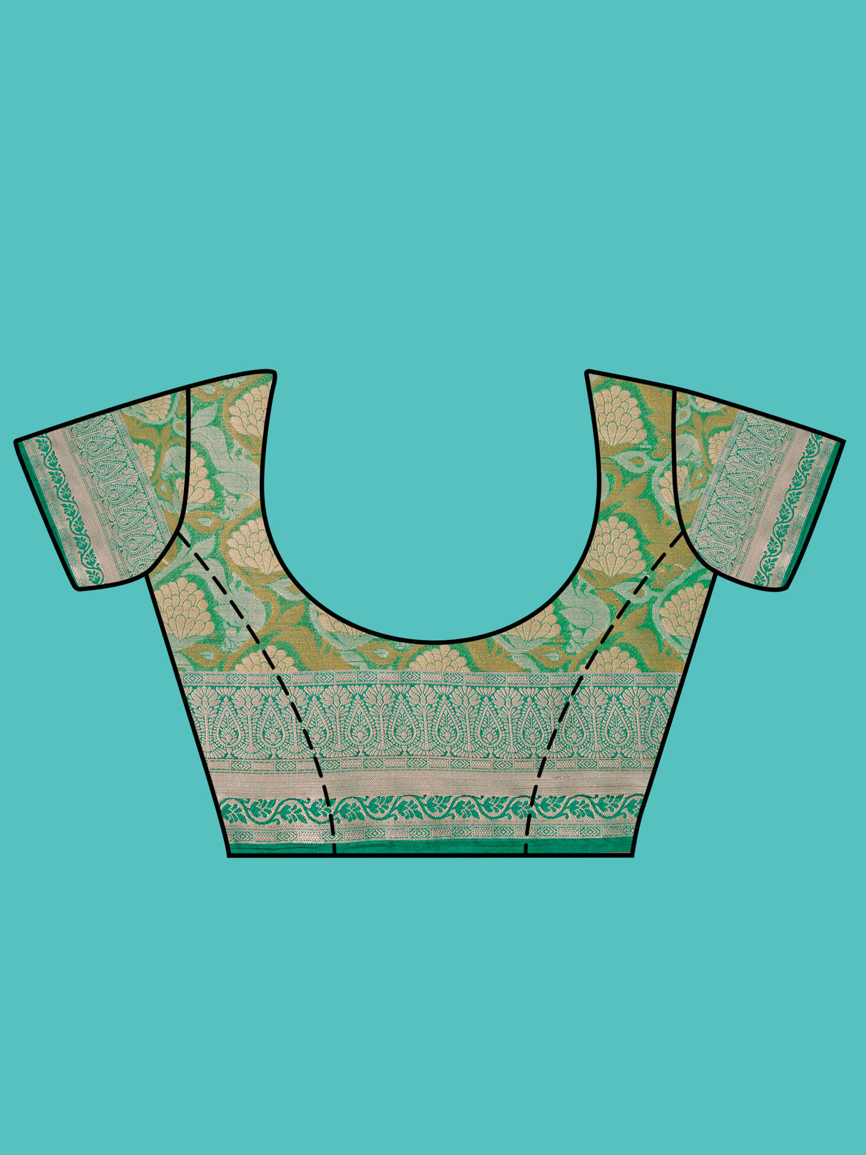 Mimosa Women's Woven Design Kanjivaram Style Art Silk Saree With Blouse Piece : SA0000373PCFREE