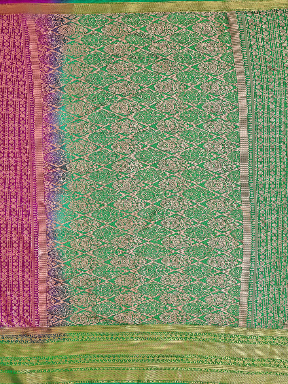 Mimosa Womens Art Silk Saree Kanjivaram Mejanta Color
