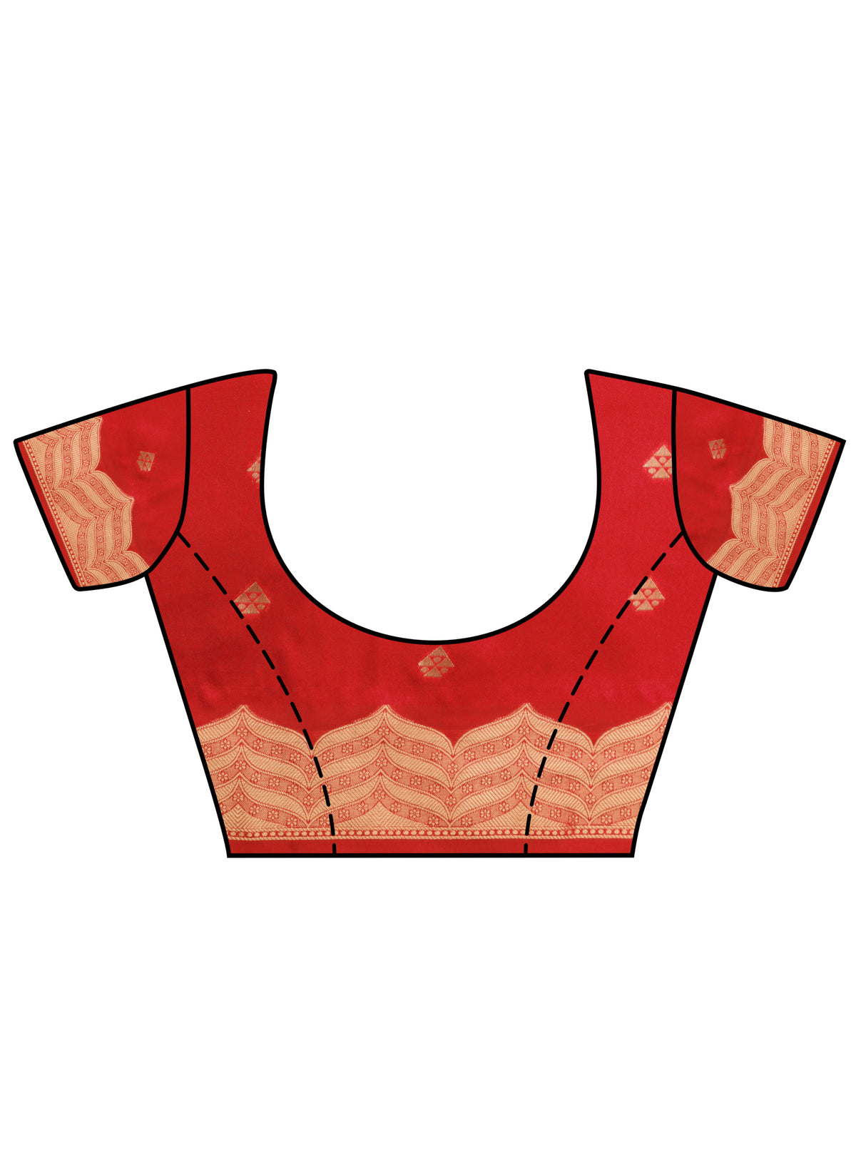 Mimosa Women's Woven Design Banarasi Orgenza Saree With Blouse Piece : SA0000864ST