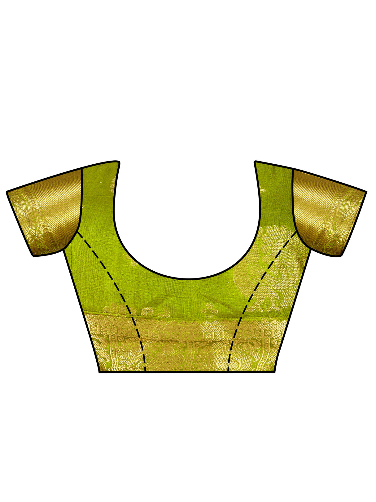 Mimosa Womens Art Silk Saree Kanjivaram Royal Blue Color