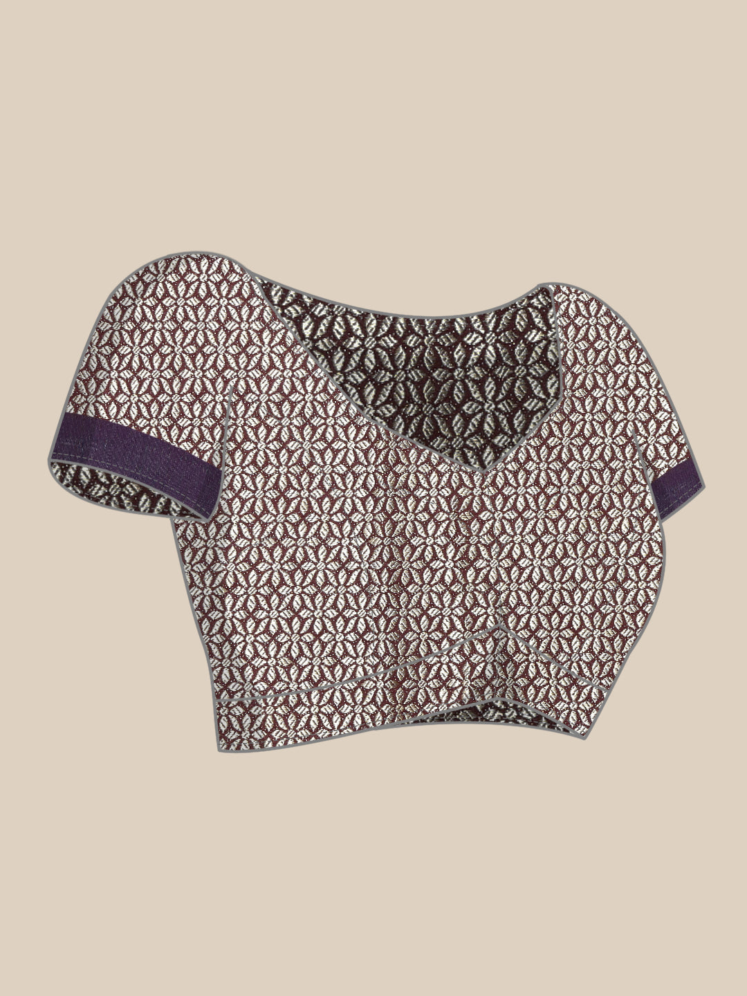 Mimosa Womens Art Silk Saree Kanjivaram Chocolate Color