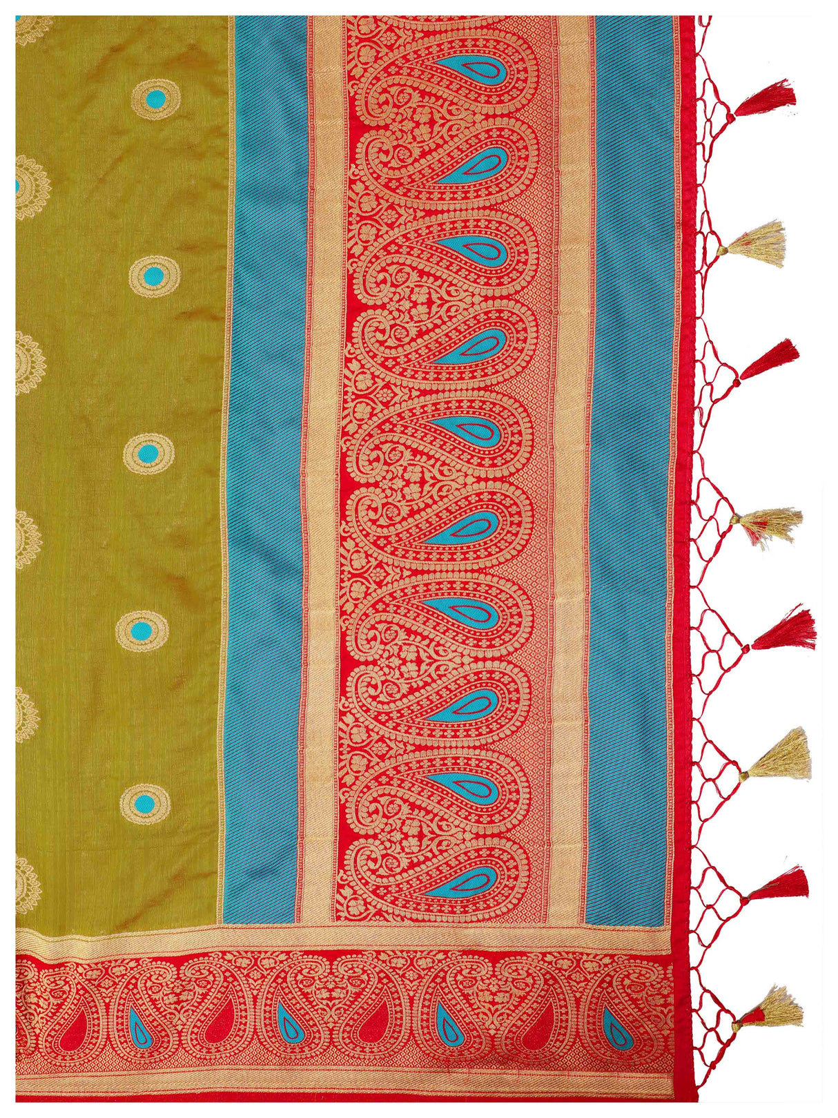 Mimosa Womens Art Silk Saree Kanjivaram Chiku Color