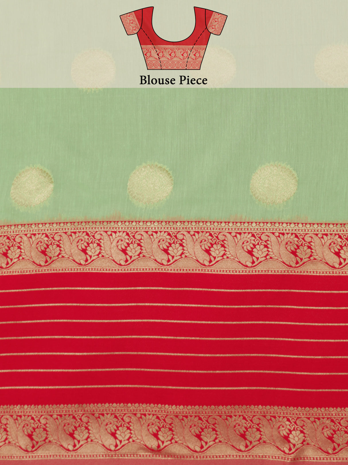 Mimosa Women's Woven Design Kanjivaram Style Art Silk Saree With Blouse Piece : SA0000869PS