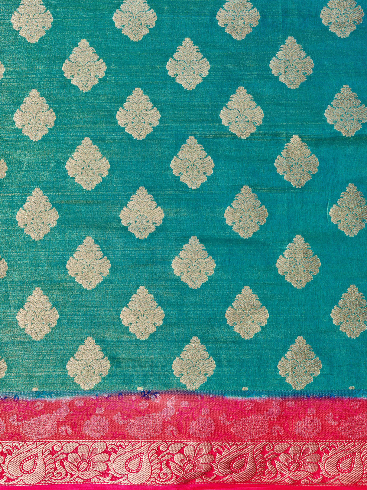 Mimosa Women's Woven Design Kanjivaram Style Art Silk Saree With Blouse Piece : SA0000393ANFREE