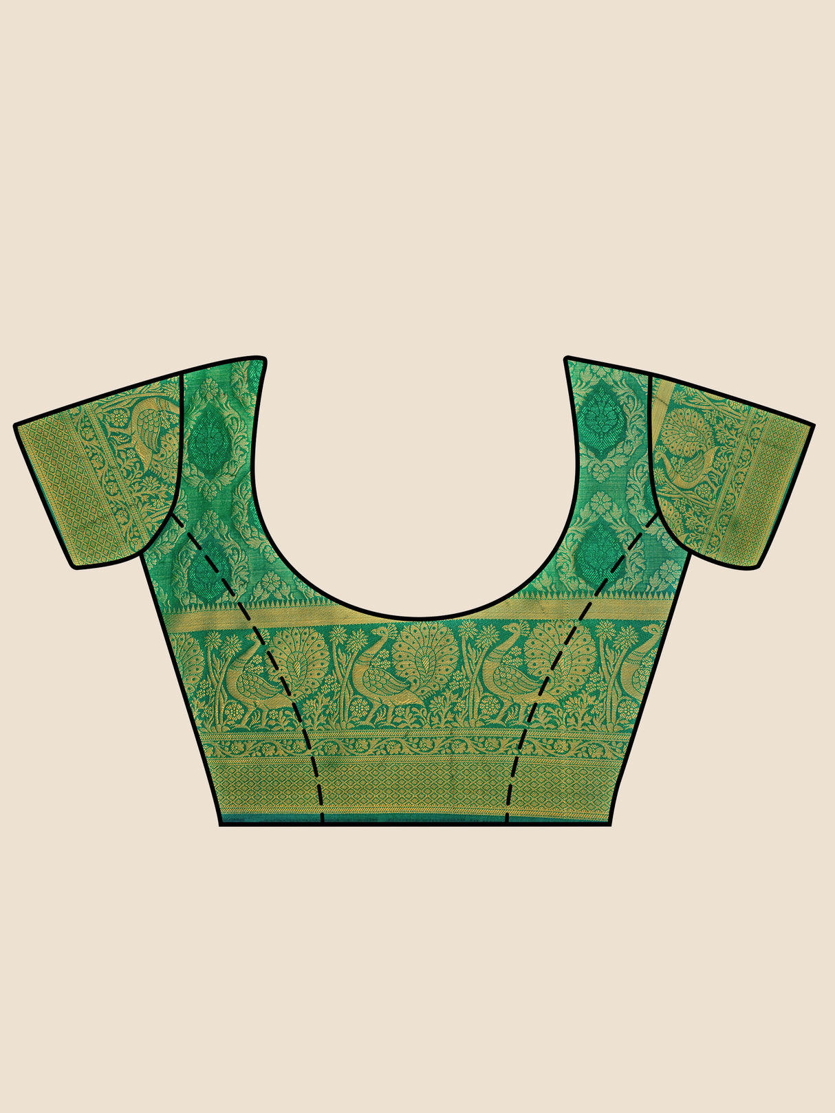 Mimosa Womens Art Silk Saree Kanjivaram Orange Color