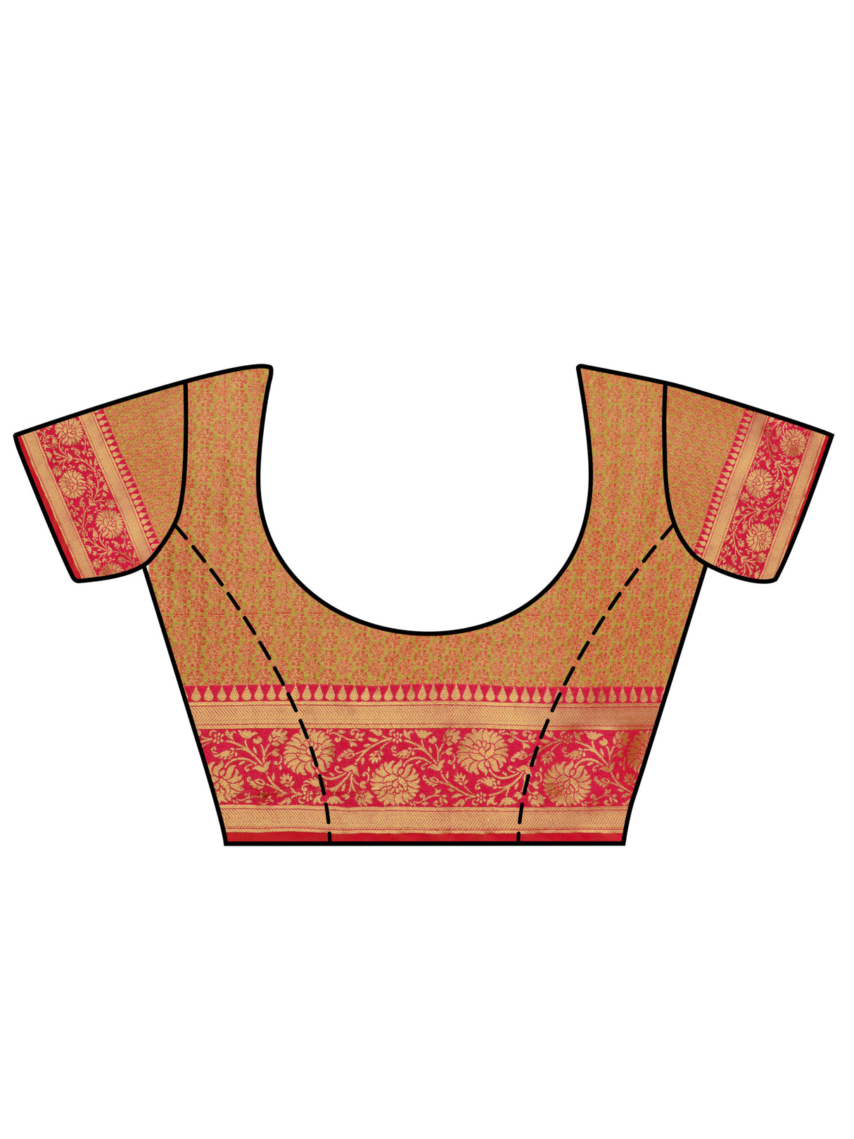 Mimosa Women's Woven Design Kanjivaram Art Silk Saree With Blouse Piece : SA0000943OL