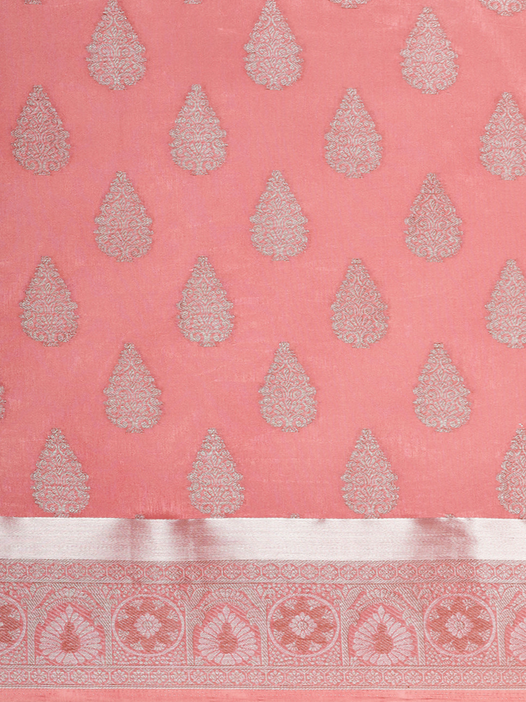 Mimosa Womens Art Silk Saree Kanjivaram Pink Color