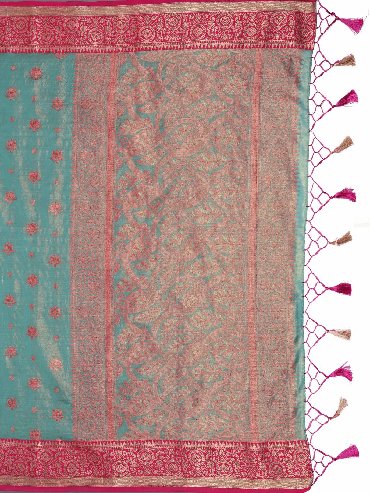 Mimosa Women's Woven Design Kanjivaram Art Silk Saree With Blouse Piece : SA0000942RM