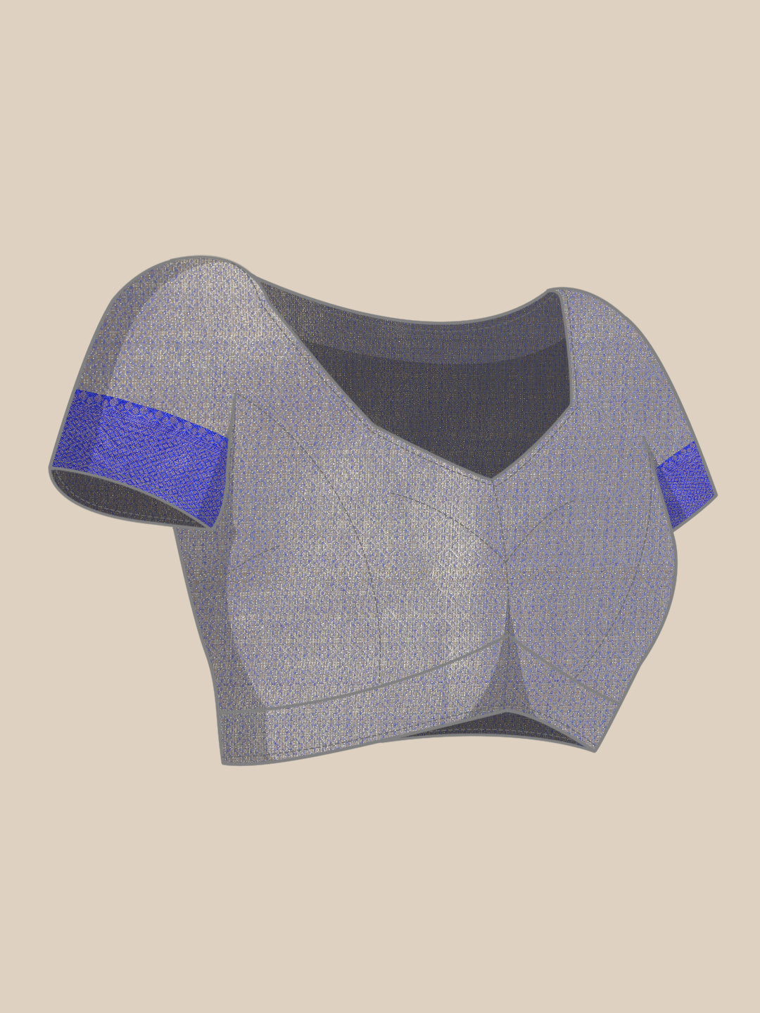 Mimosa Womens Art Silk Saree Kanjivaram Grey Color