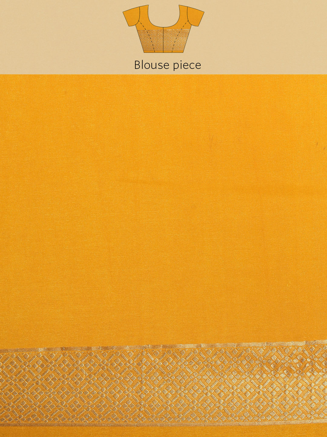 Mimosa Womens Art Silk Saree Kanjivaram Halfwhite Color