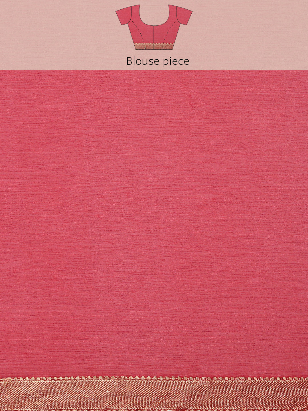 Mimosa Womens Chiffon Saree Banarasi style Pink Color