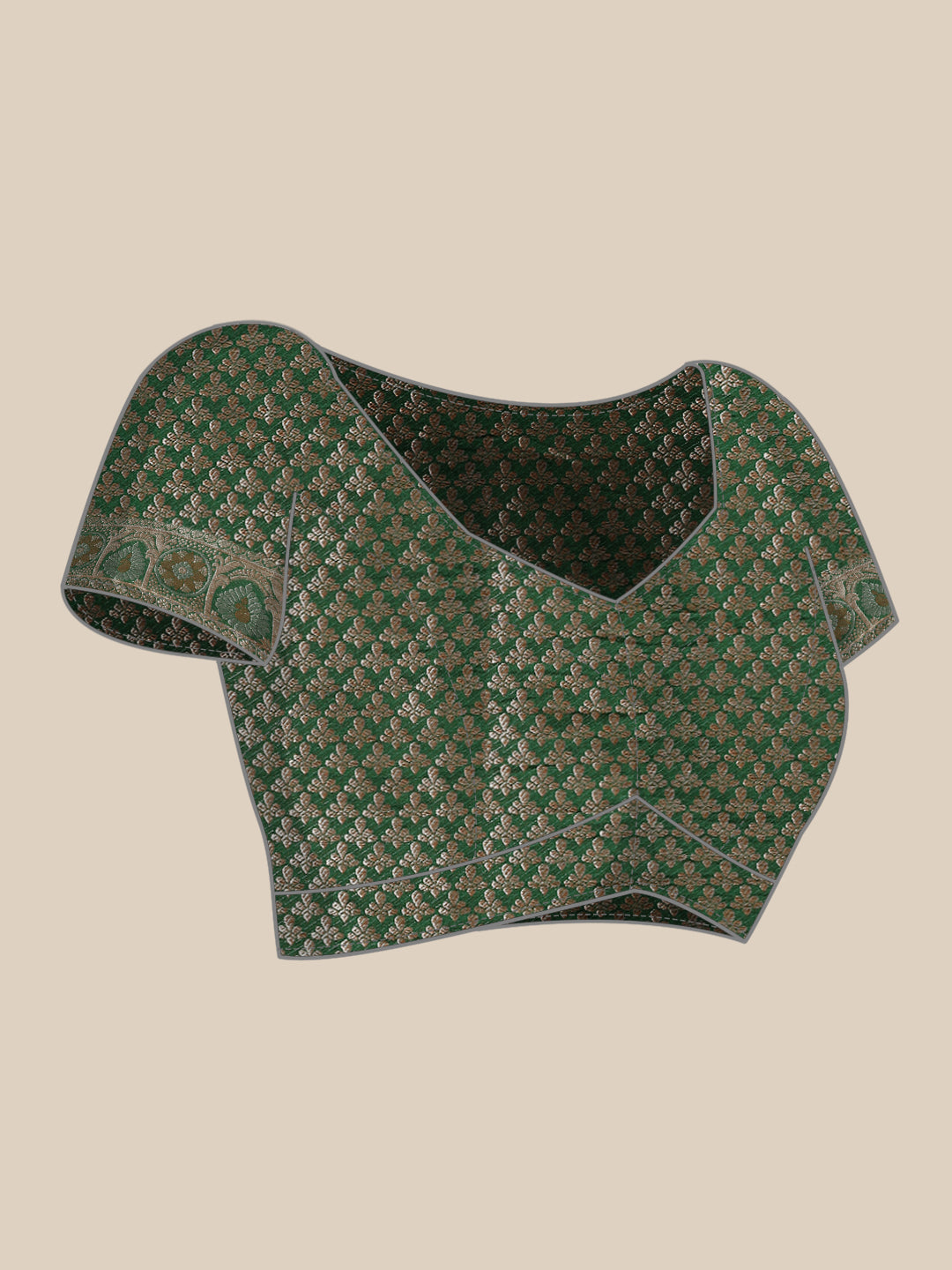 Mimosa Womens Art Silk Saree Kanjivaram Green Color