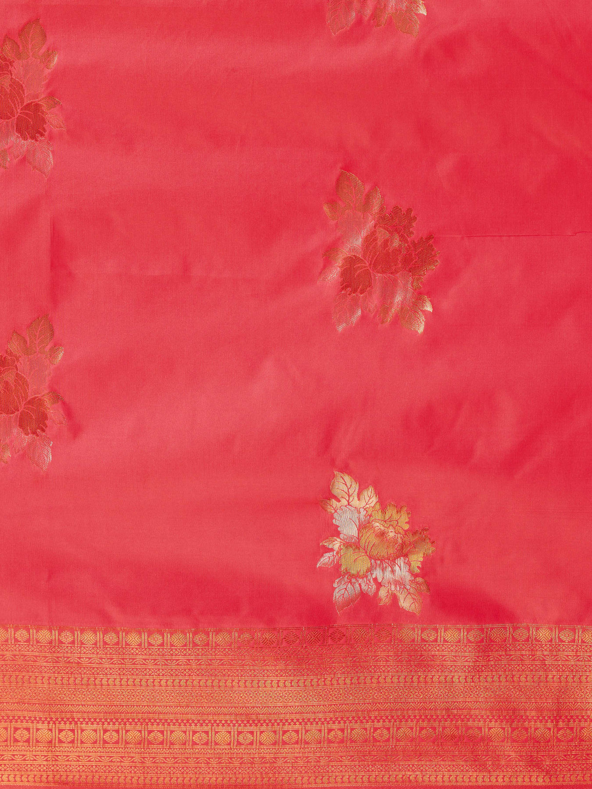 Mimosa Women's Woven Design Kanjivaram Style Art Silk Saree With Blouse Piece : SA00001384GJFREE