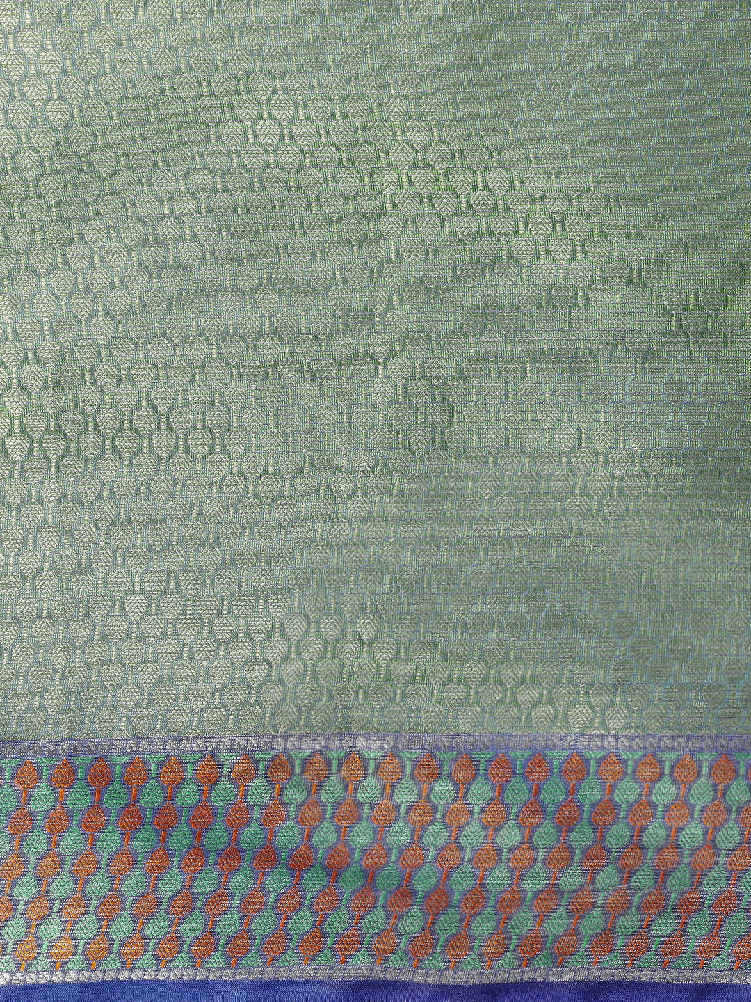 Mimosa Womens Art Silk Saree Kanjivaram Parootgreen Color