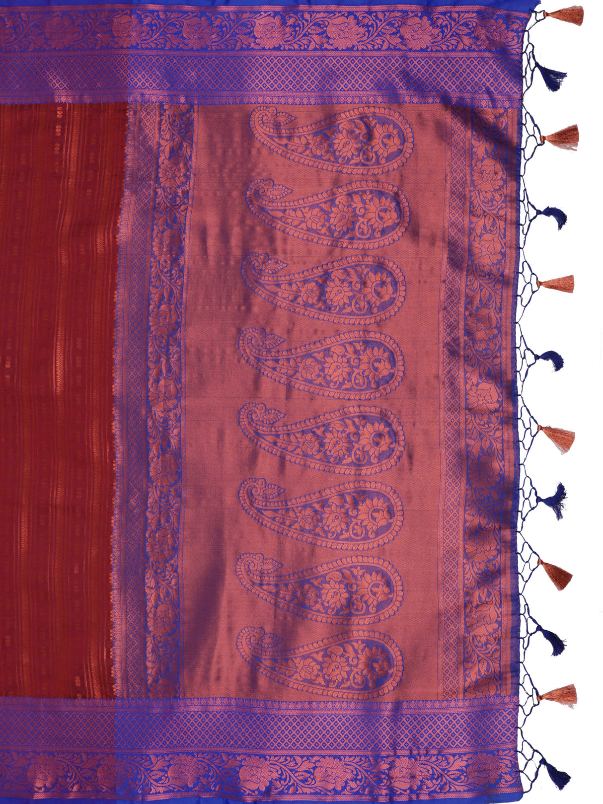 Mimosa Women's Woven Design Kanjivaram Art Silk Saree With Blouse Piece : SA0000914MR