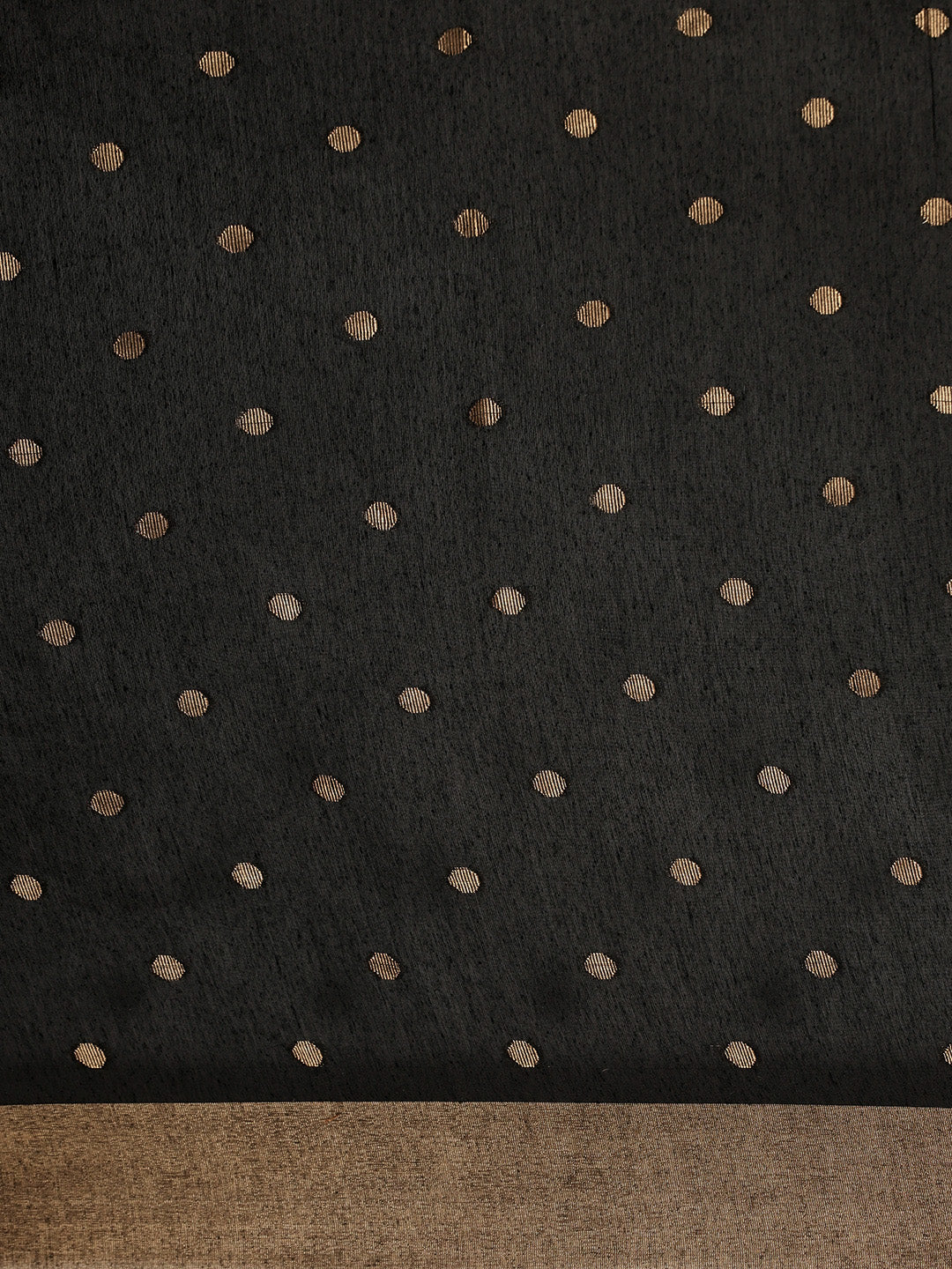 Mimosa Womens Art Silk Saree Banarasi style Black Color