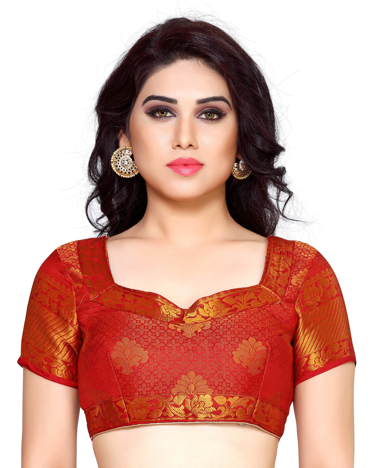 Mimosa Womens Art Silk Saree Kanjivaram Halfwhite Color