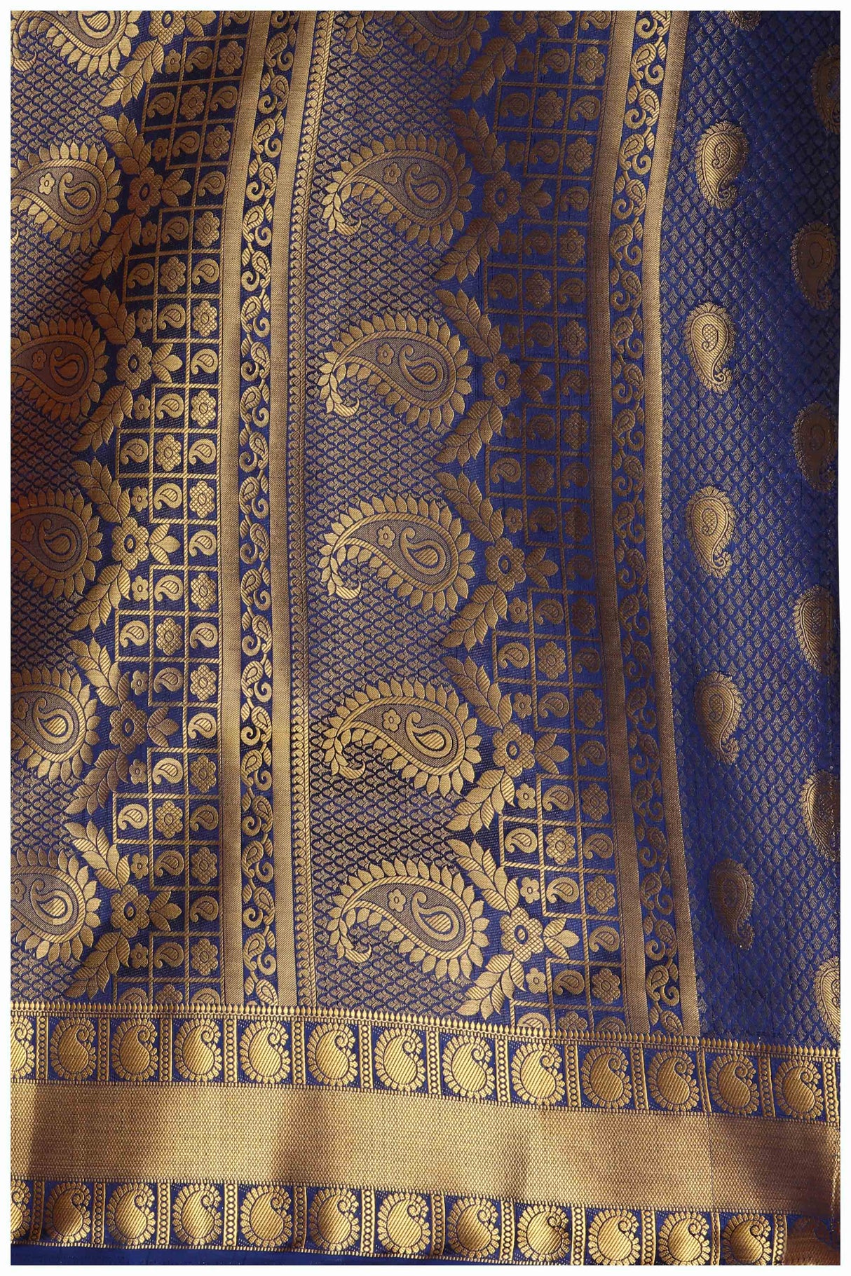 Mimosa Womens Art Silk Saree Kanjivaram Peach Color