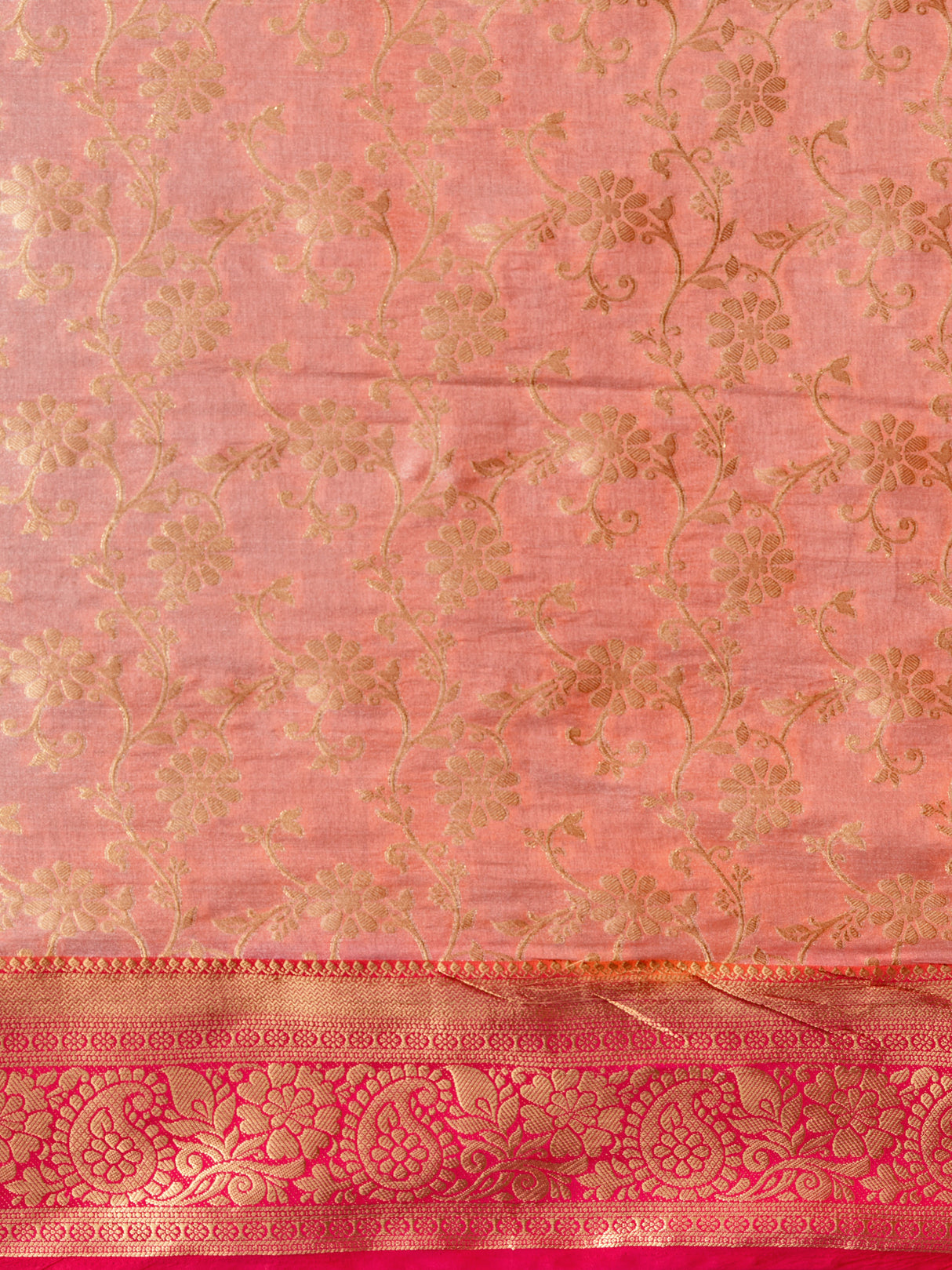 Mimosa Women's Woven Design Kanjivaram Style Art Silk Saree With Blouse Piece : SA0000375PCFREE