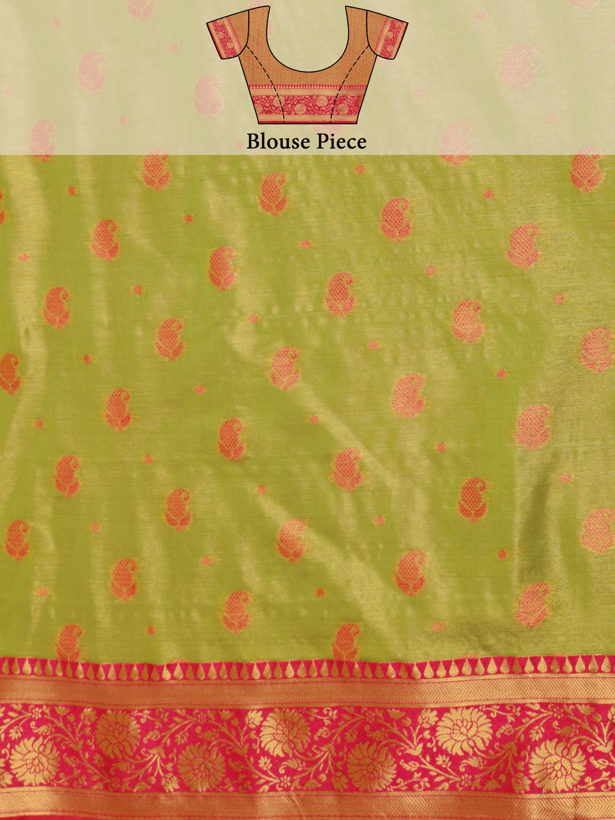Mimosa Women's Woven Design Kanjivaram Art Silk Saree With Blouse Piece : SA0000943OL