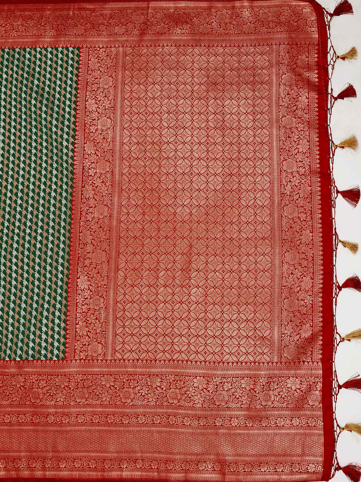 Mimosa Women's Woven Design Kanjivaram Art Silk Saree With Blouse Piece : SA0000907BG